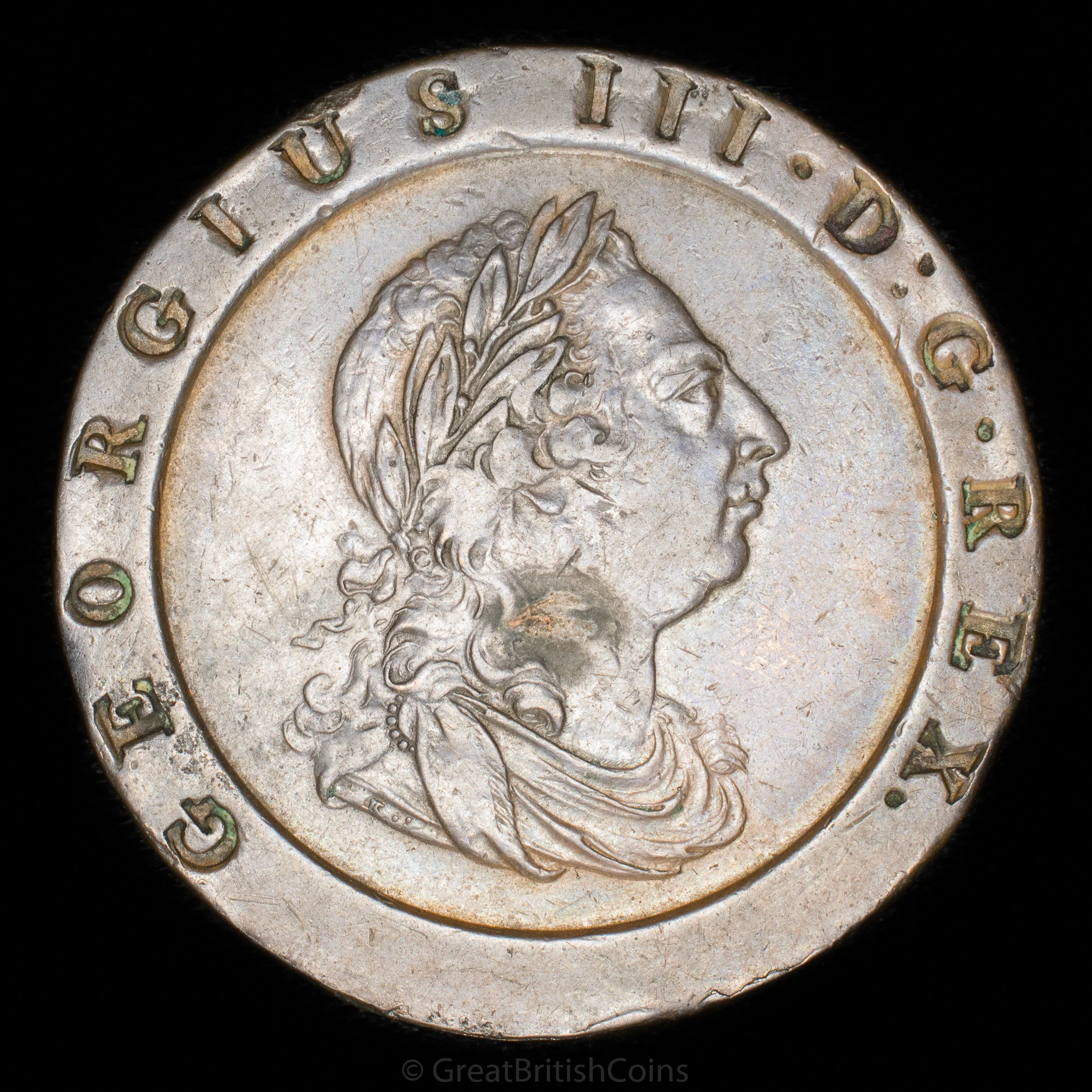 George III 1797 Copper 'Cartwheel' Twopence