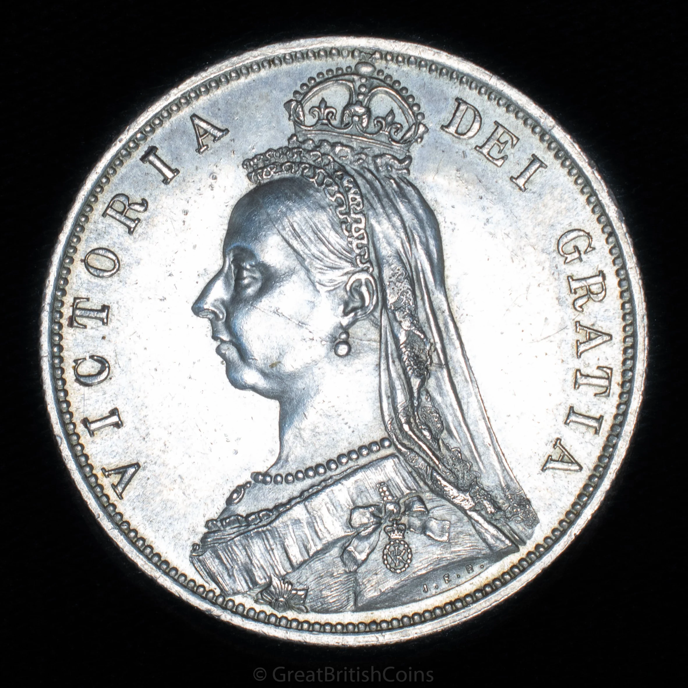Victoria 1887 Silver Halfcrown