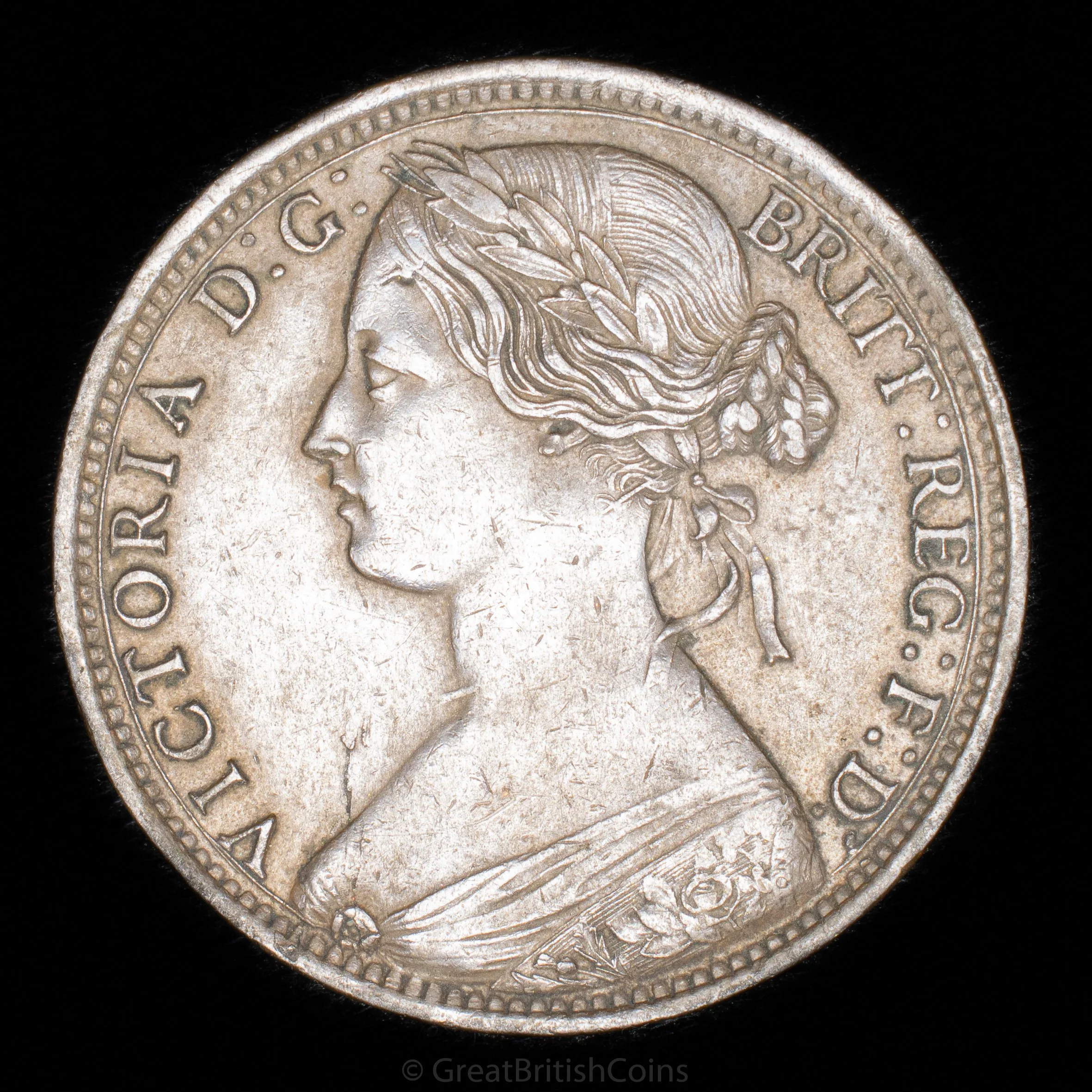 Victoria 1861 Bronze Penny