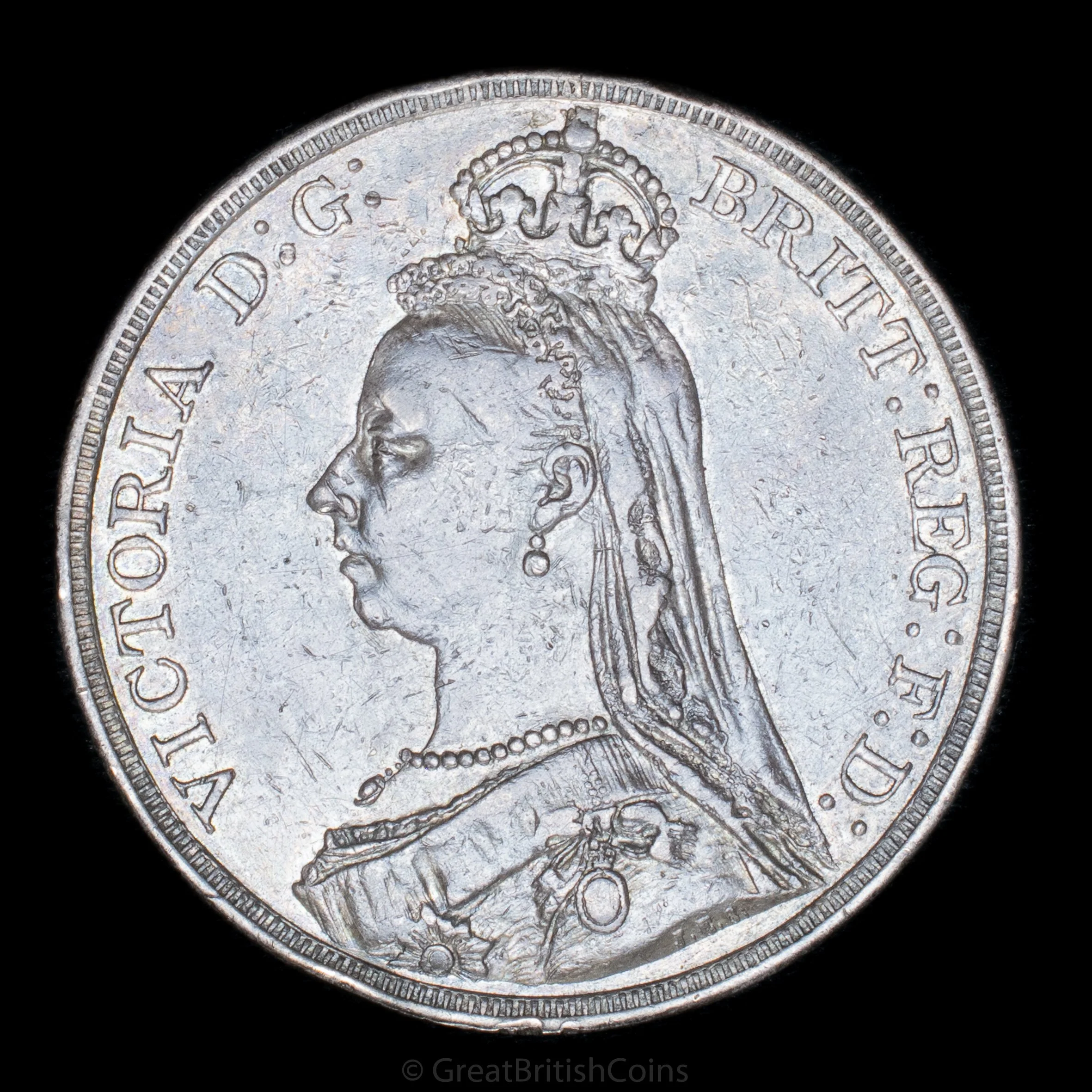 Victoria 1887 Silver Crown