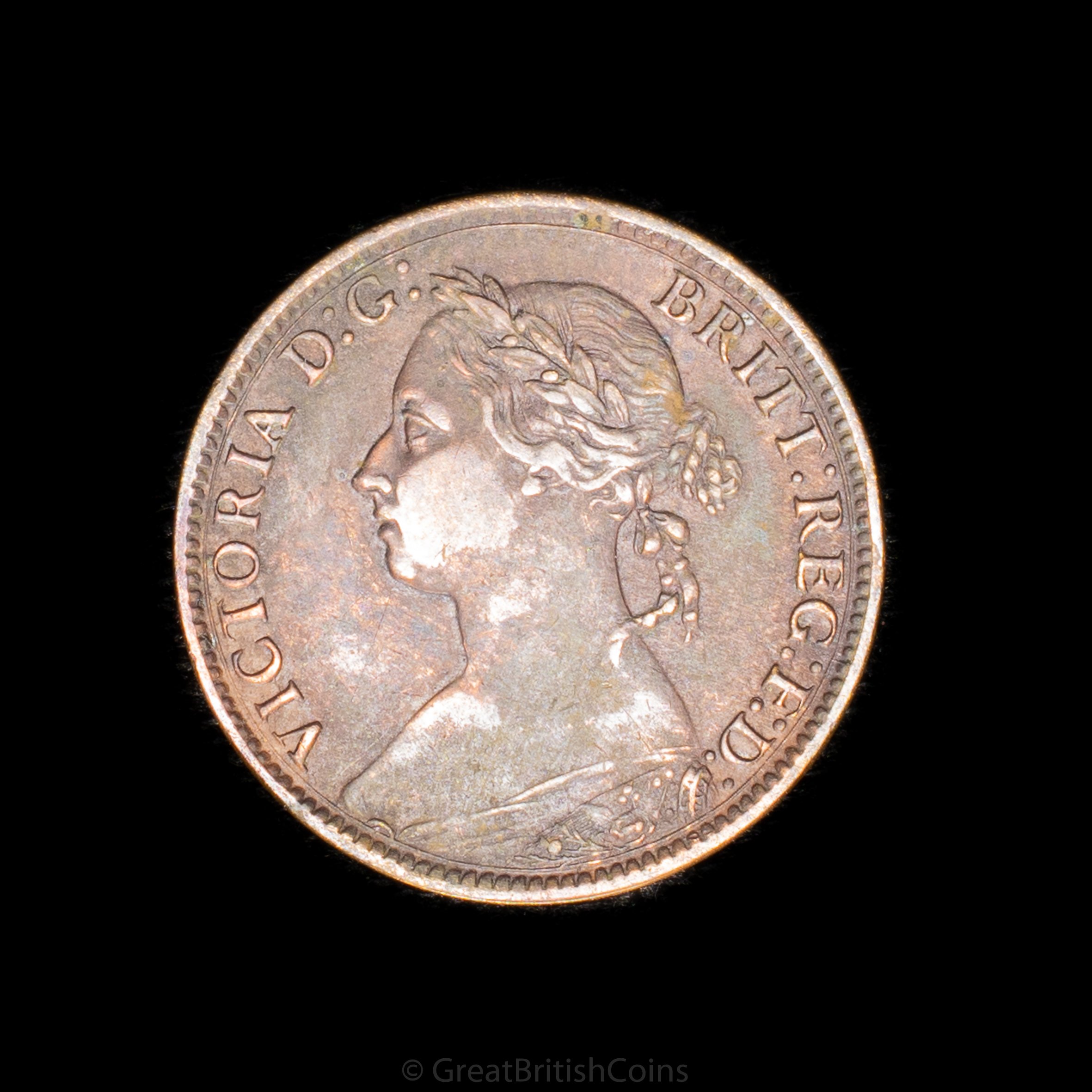 Victoria 1884 Bronze Farthing