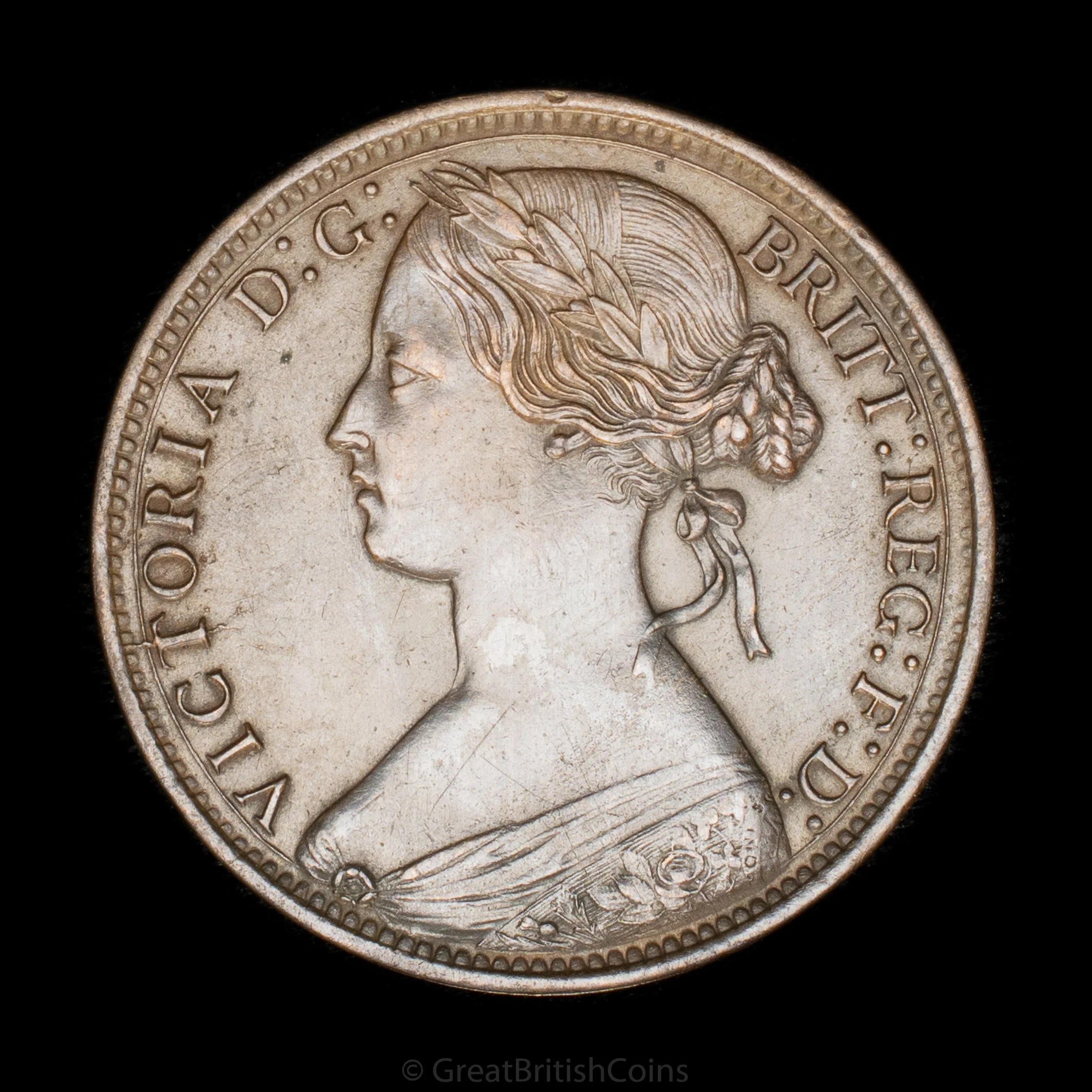Victoria 1865 Bronze Penny
