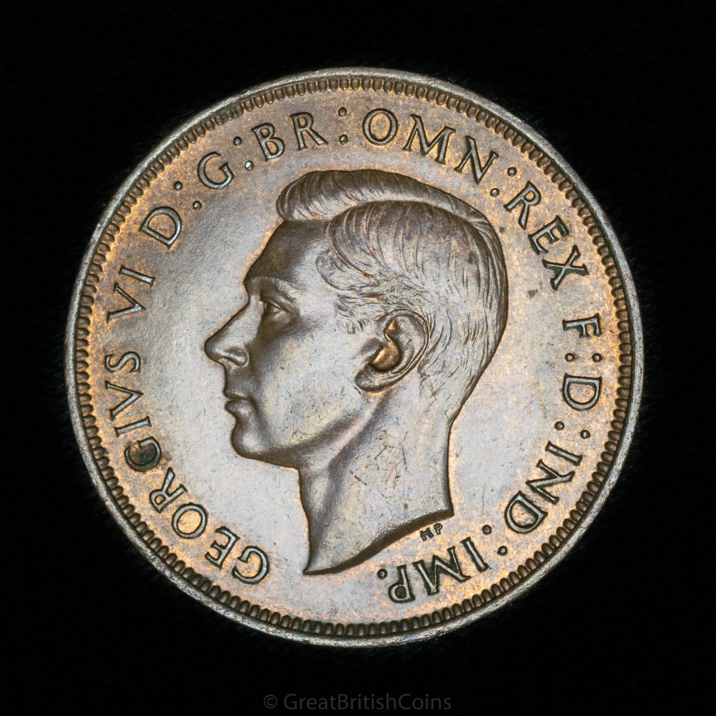 George VI 1937 Bronze Penny