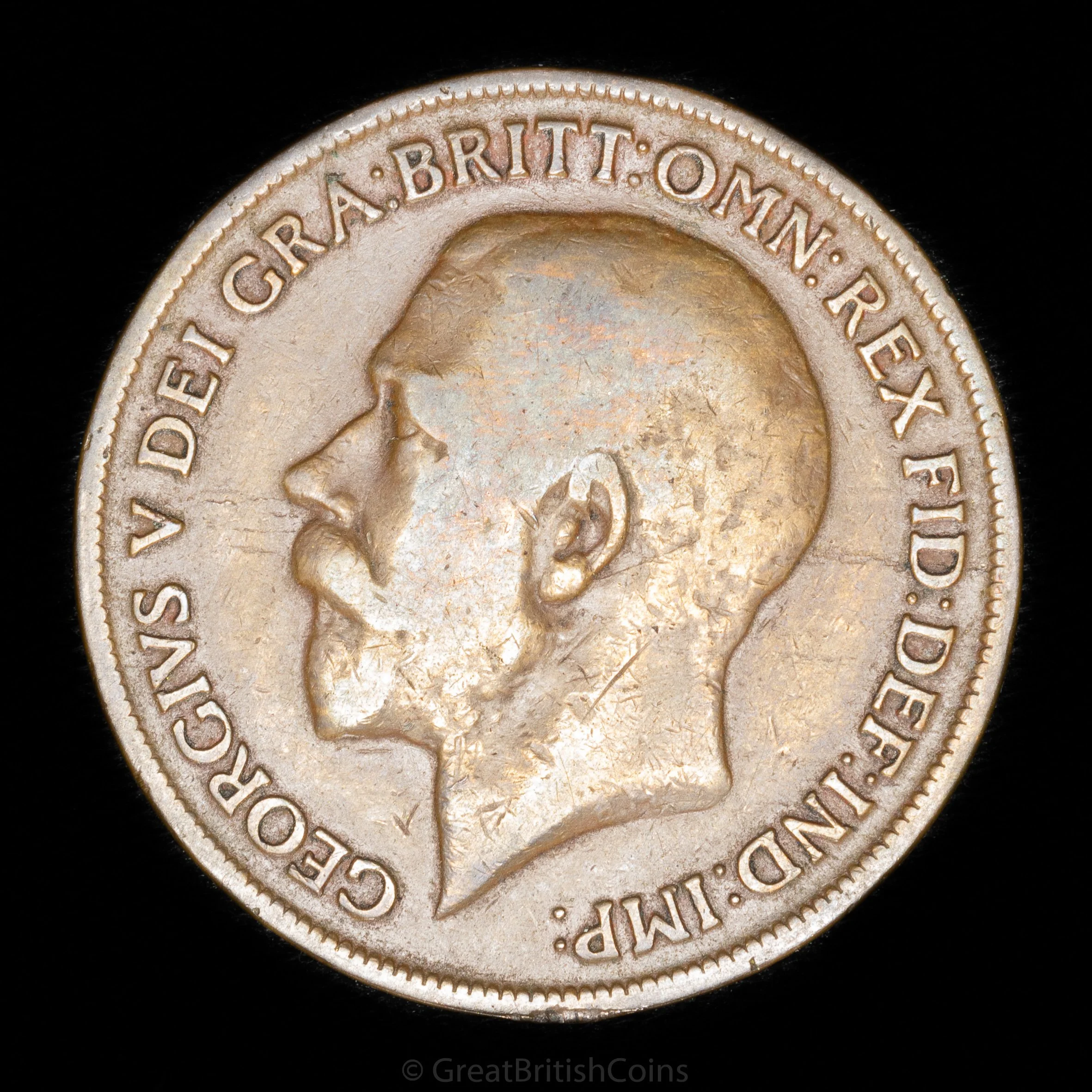 George V 1919 Kings Norton 'KN' Bronze Penny