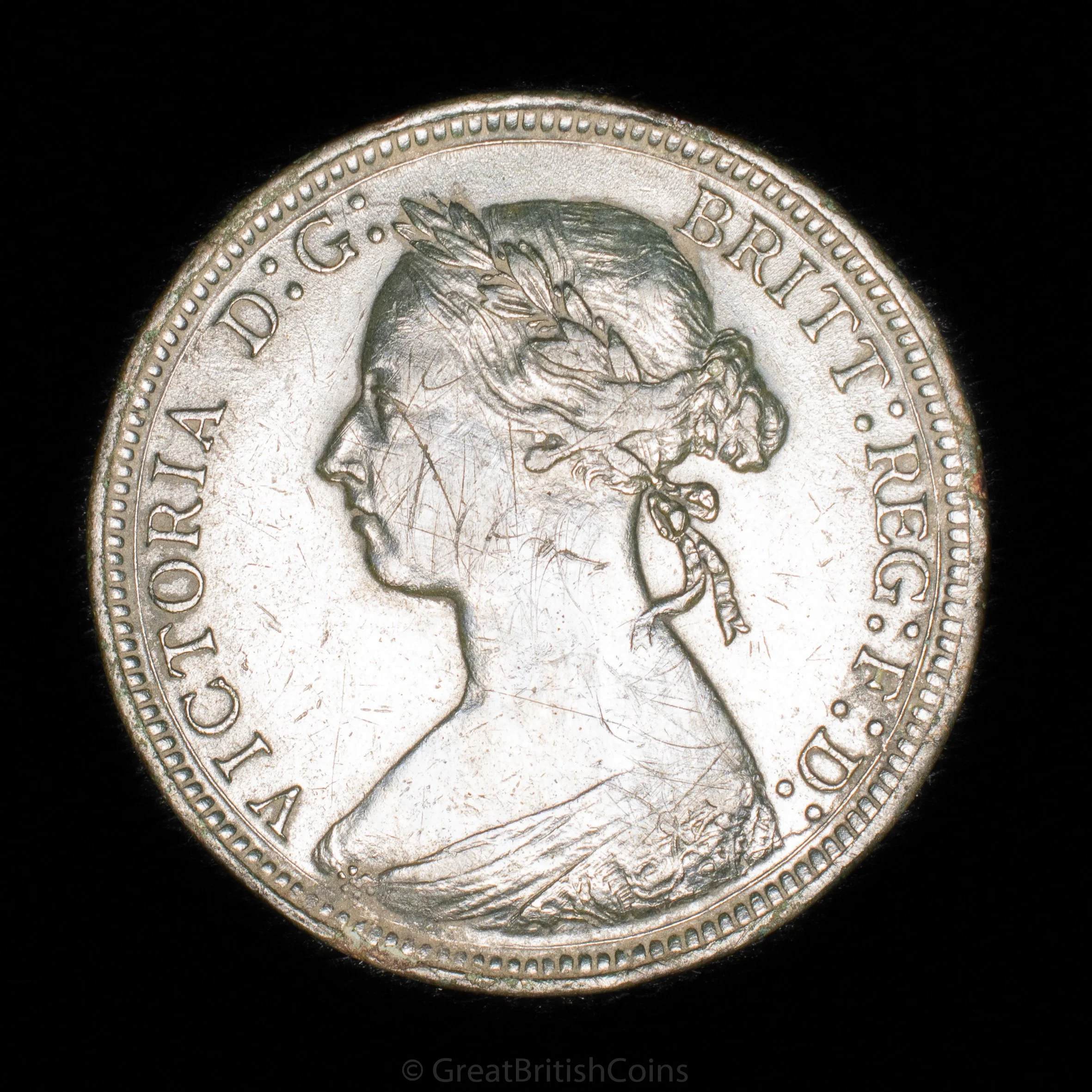 Victoria 1891 Bronze Halfpenny