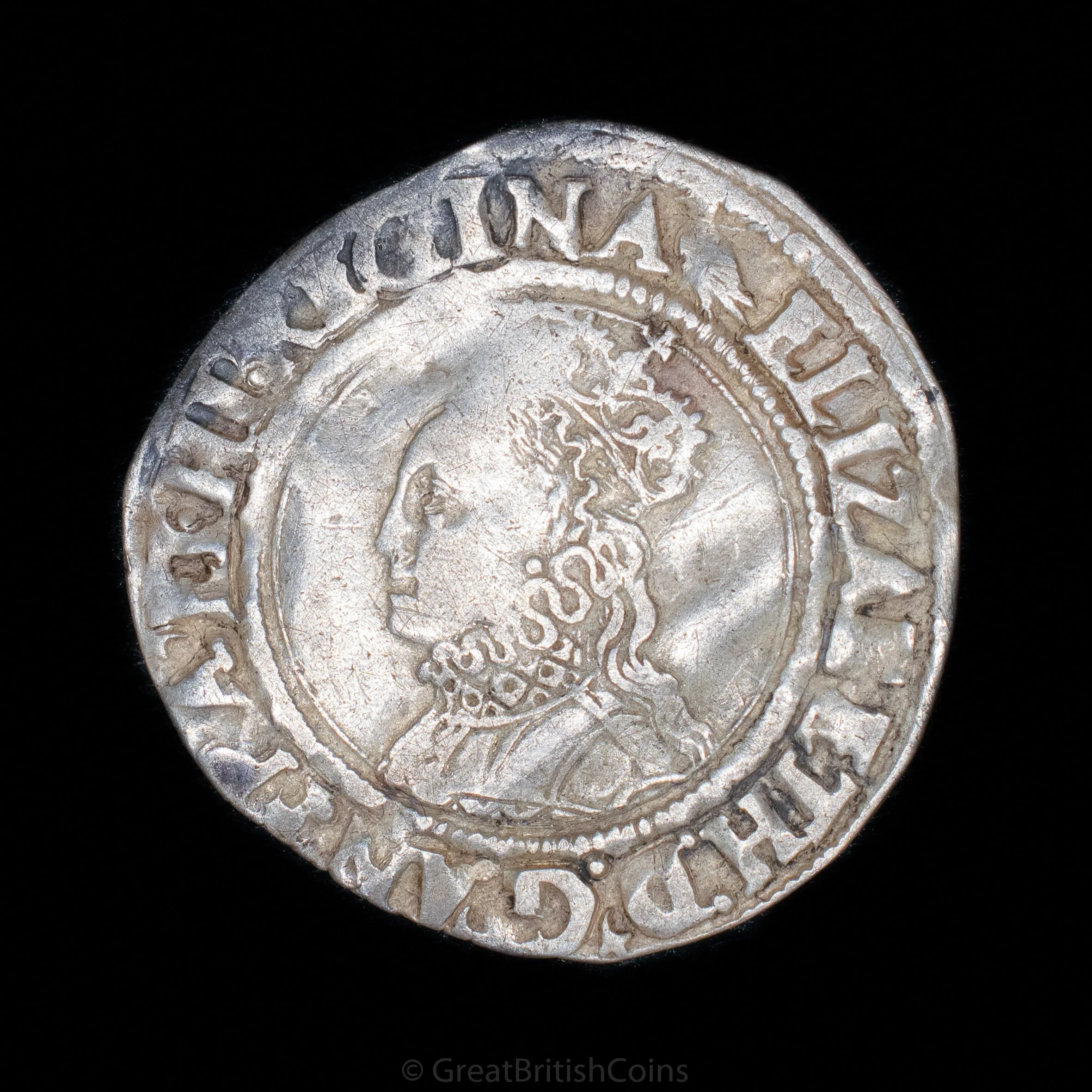 Elizabeth I Second Issue Silver Groat
