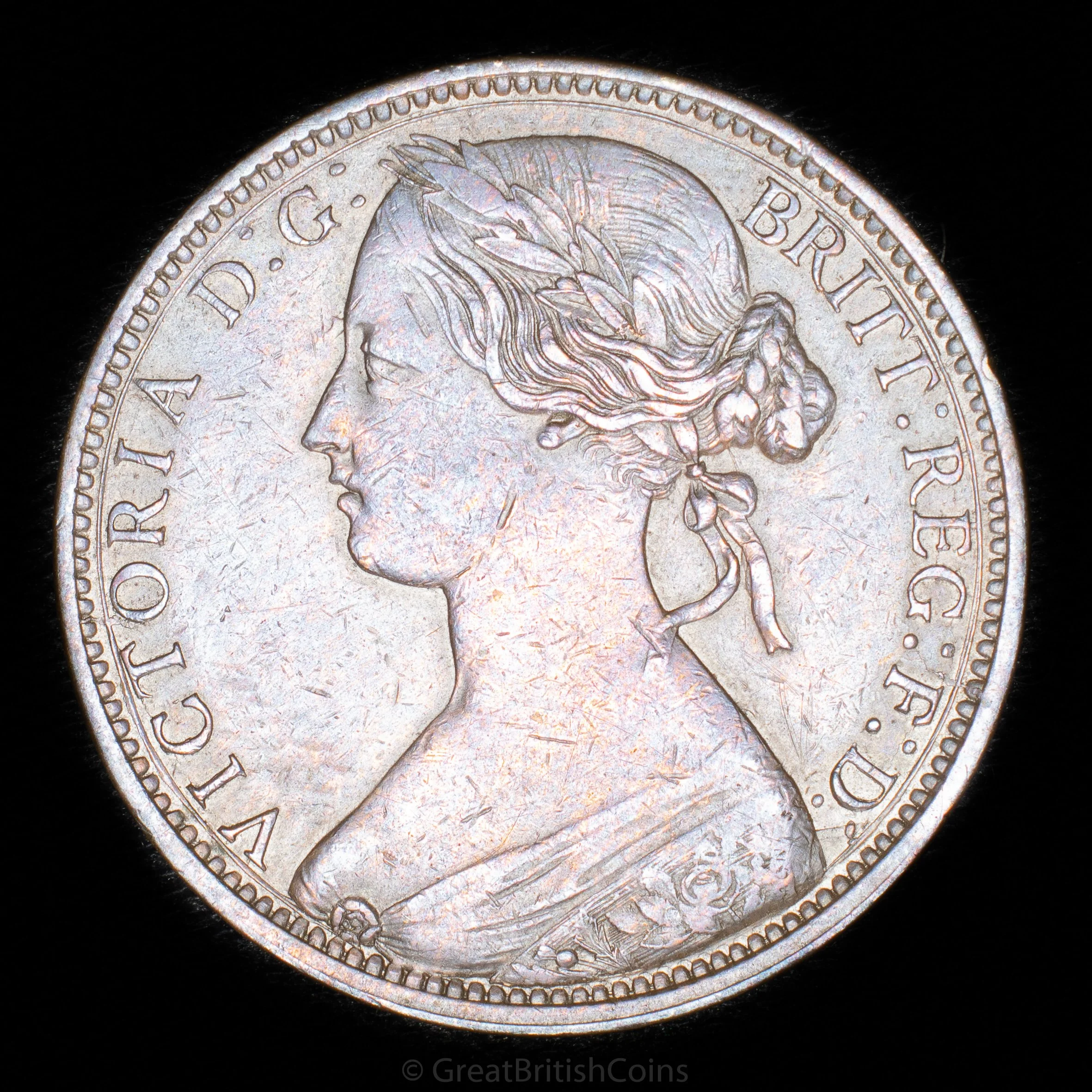 Victoria 1862 Bronze Penny