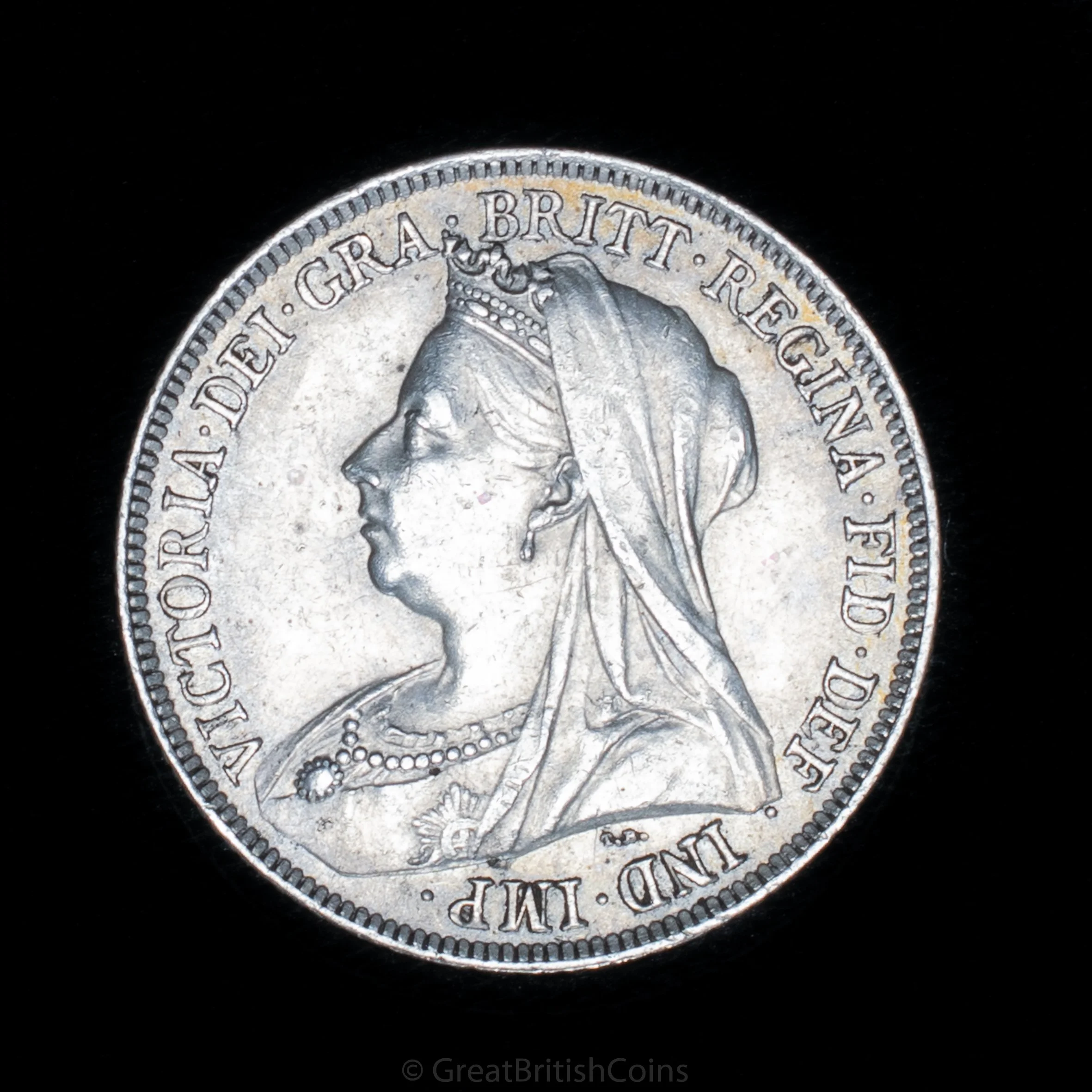 Victoria 1897 Silver Shilling