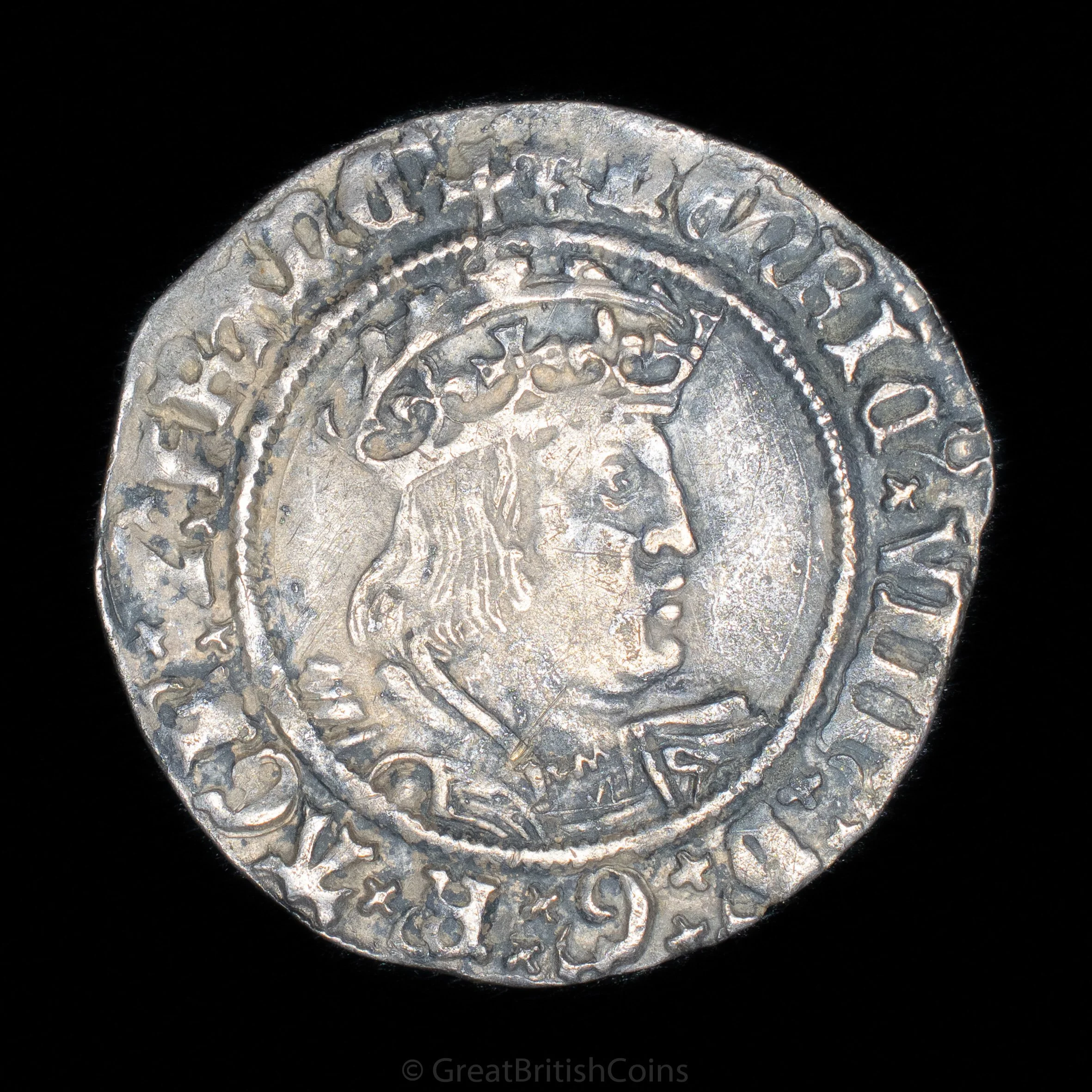 Henry VIII Silver Groat (London)