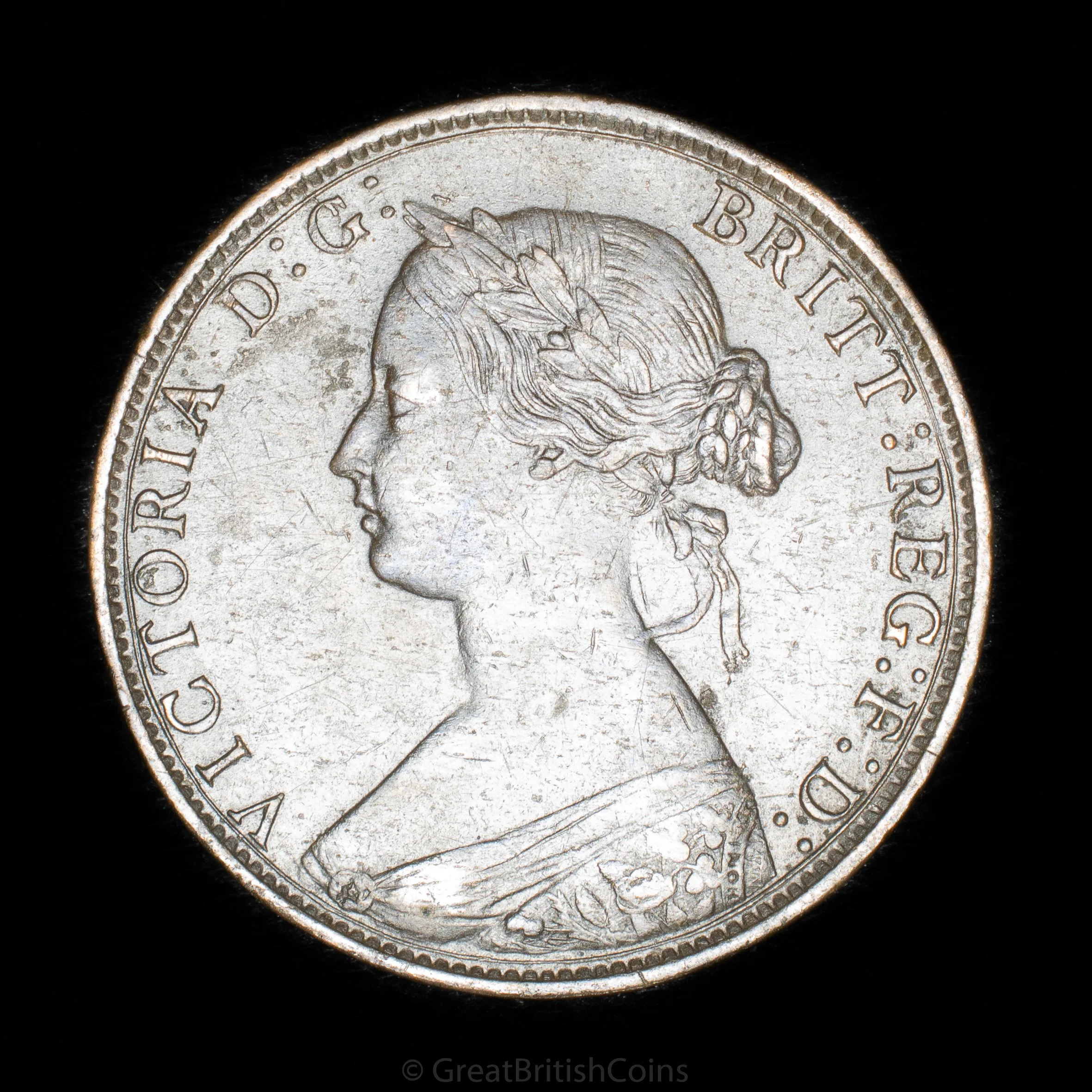 Victoria 1862 Bronze Halfpenny