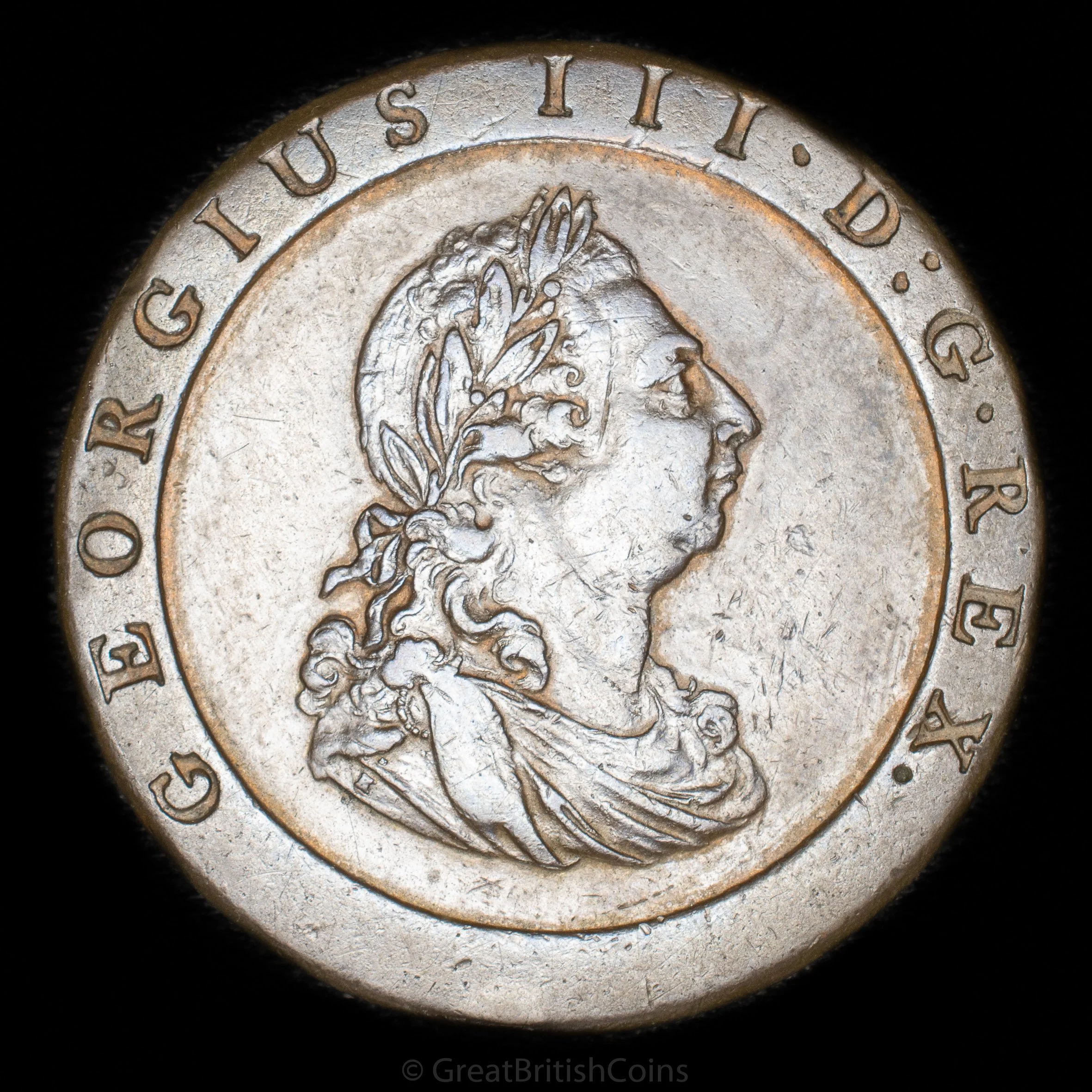 George III 1797 Copper 'Cartwheel' Penny