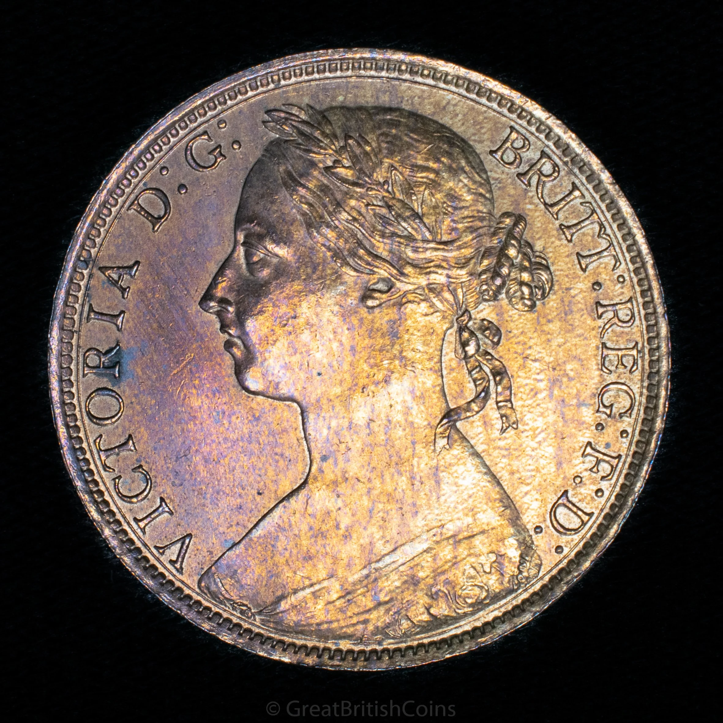 Victoria 1887 Bronze Penny