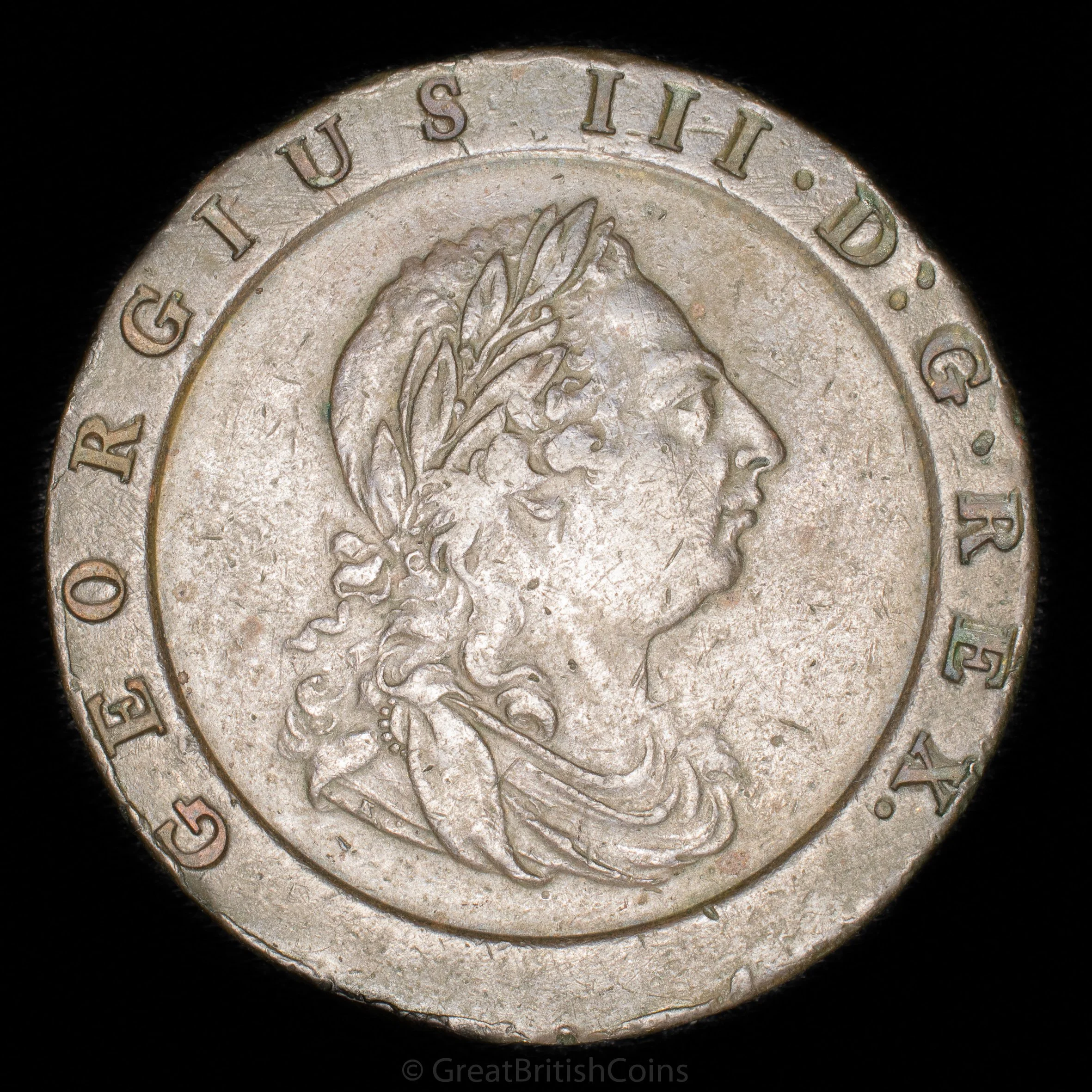 George III 1797 Copper 'Cartwheel' Twopence