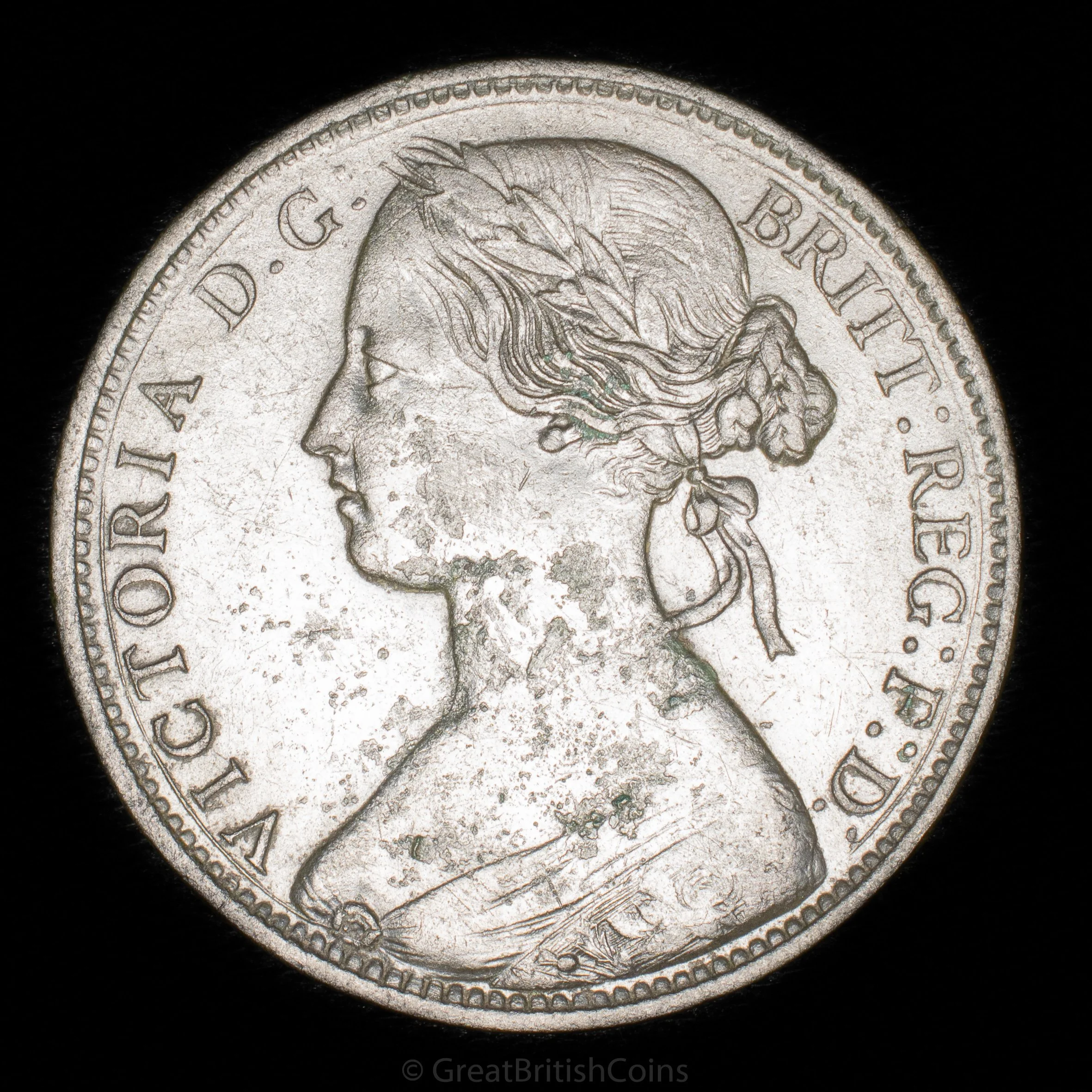 Victoria 1862 Bronze Penny