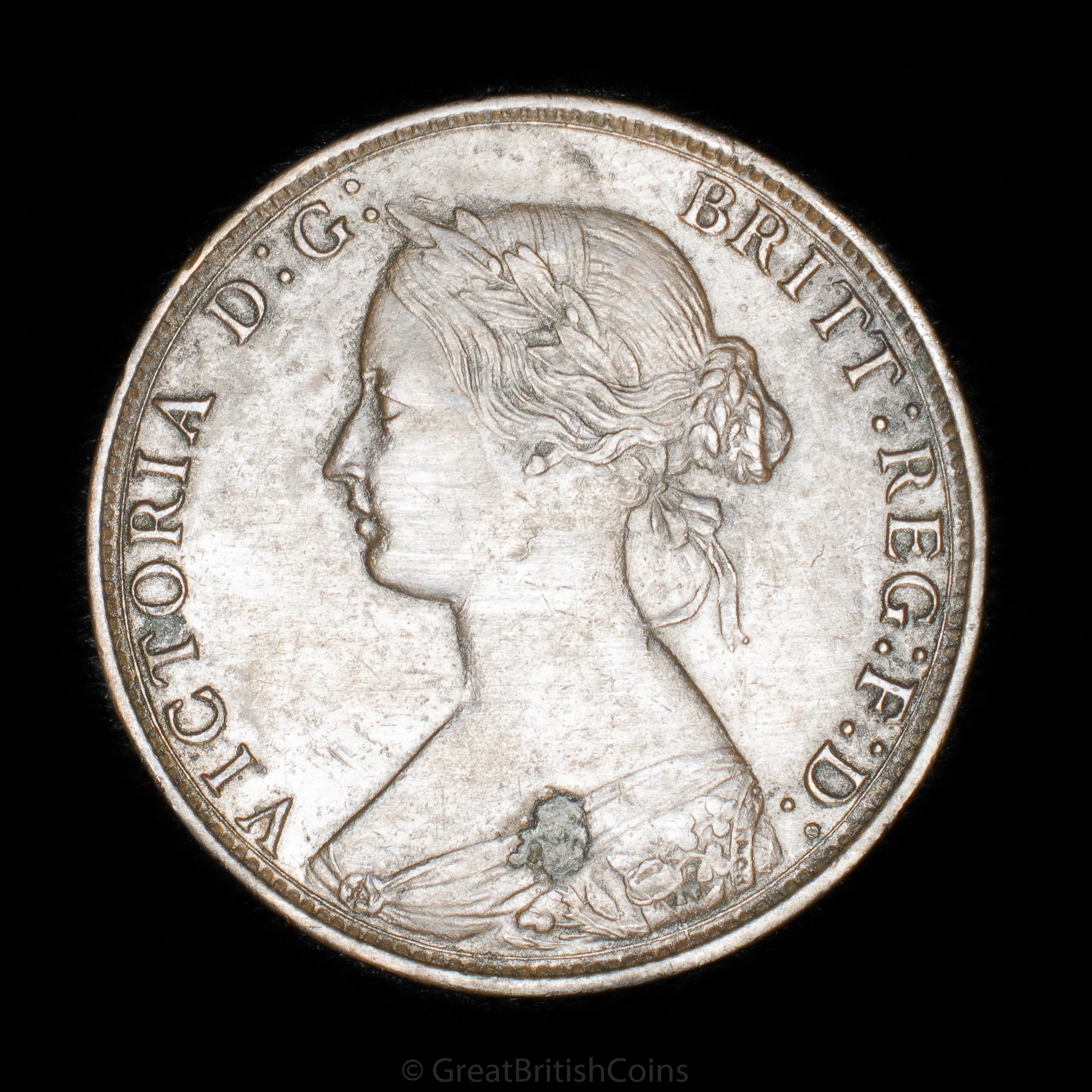 Victoria 1862 Bronze Halfpenny