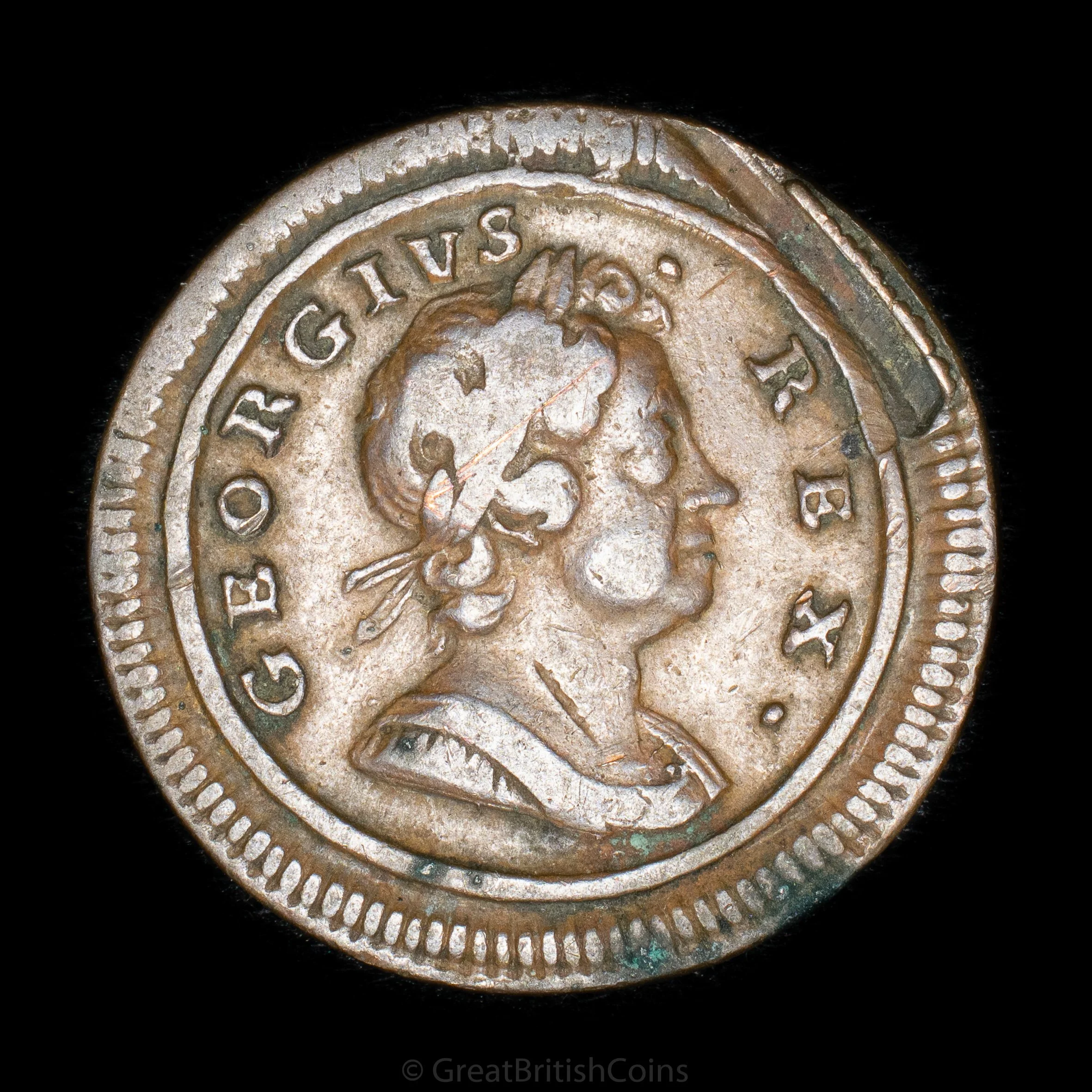 George I 1721 Copper Farthing