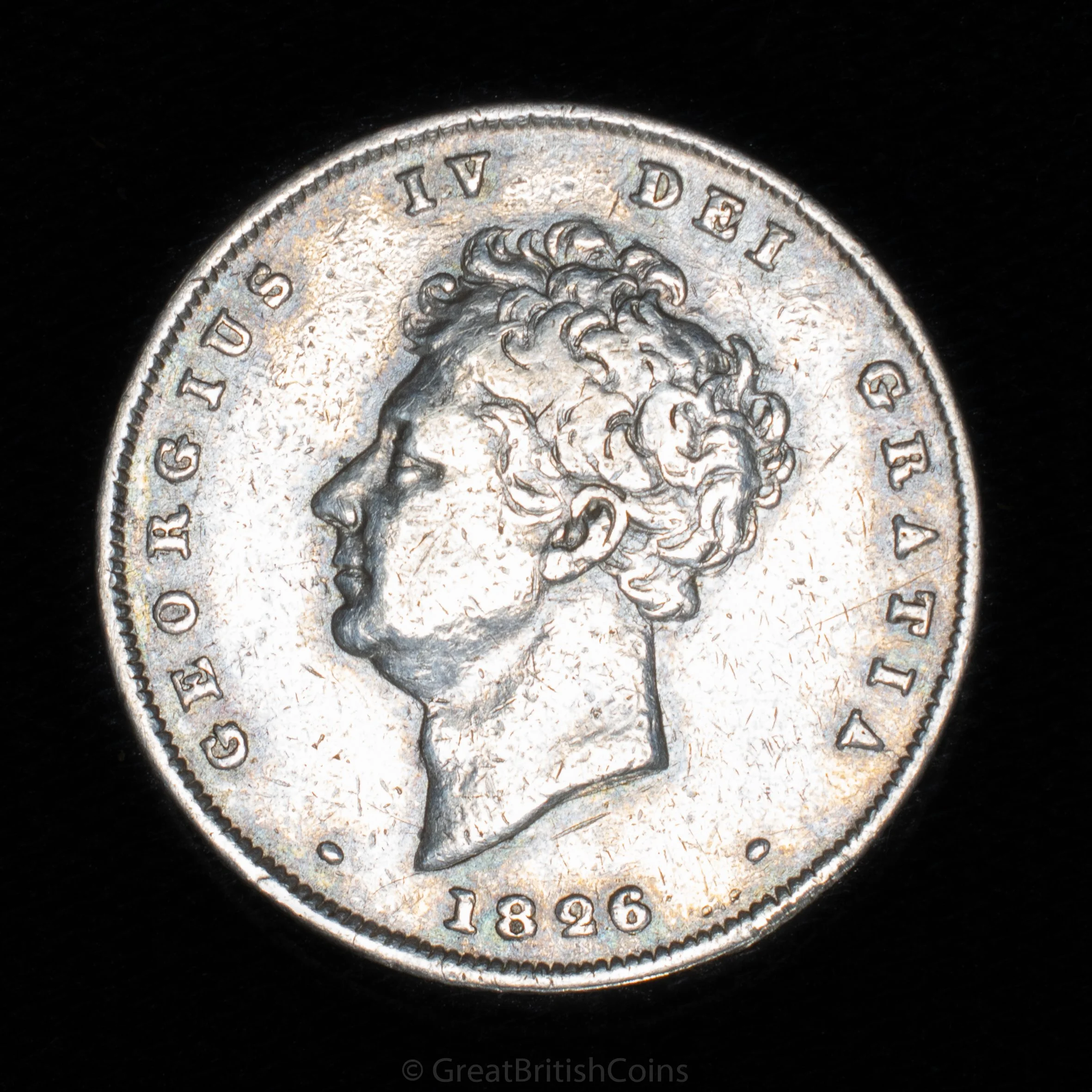 George IV 1826 Silver Shilling