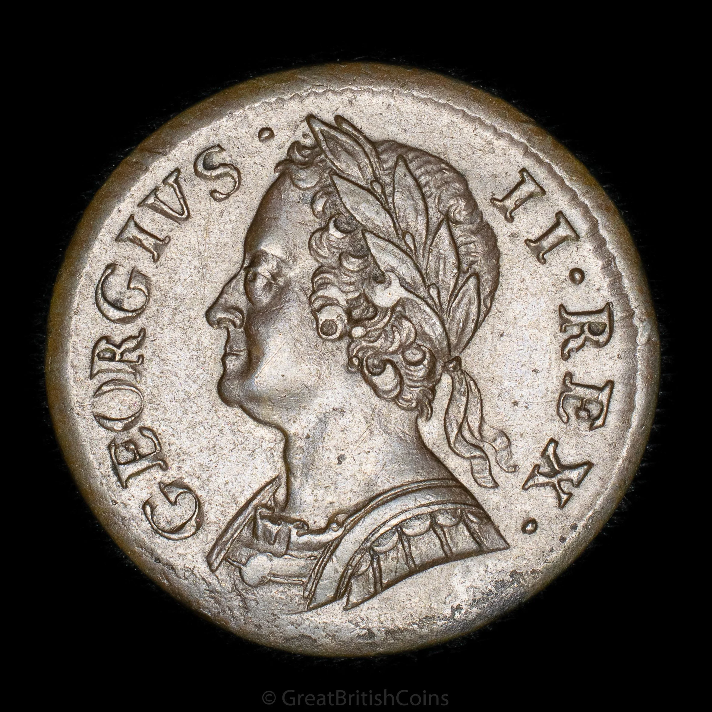 George II 1754 Copper Farthing