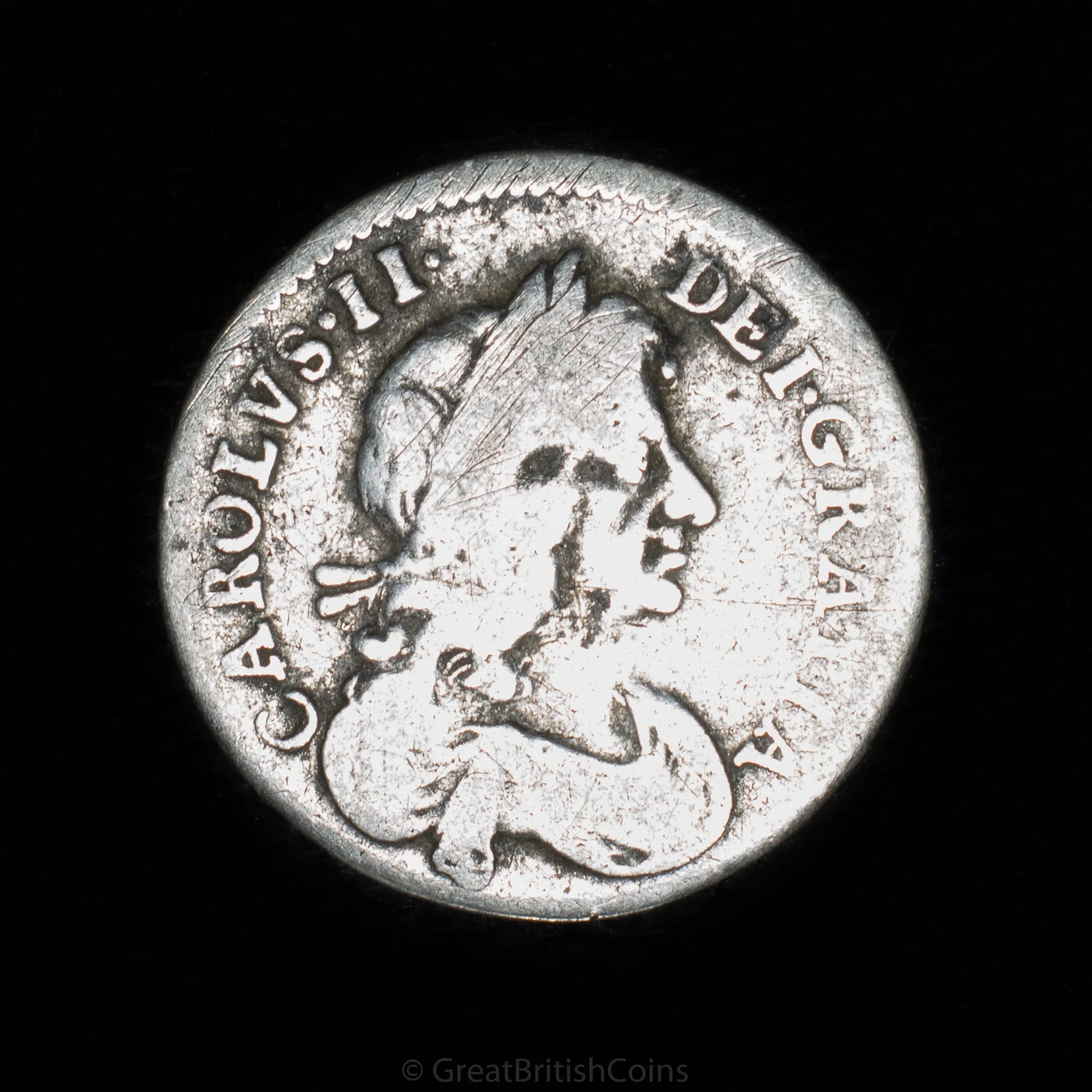 Charles II Silver Threepence