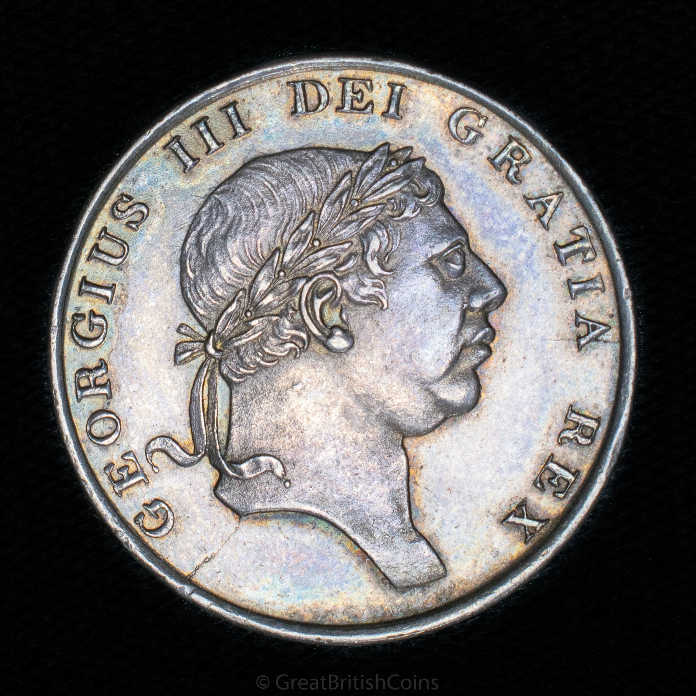 George III 1815 Silver Eighteen Pence Bank Token