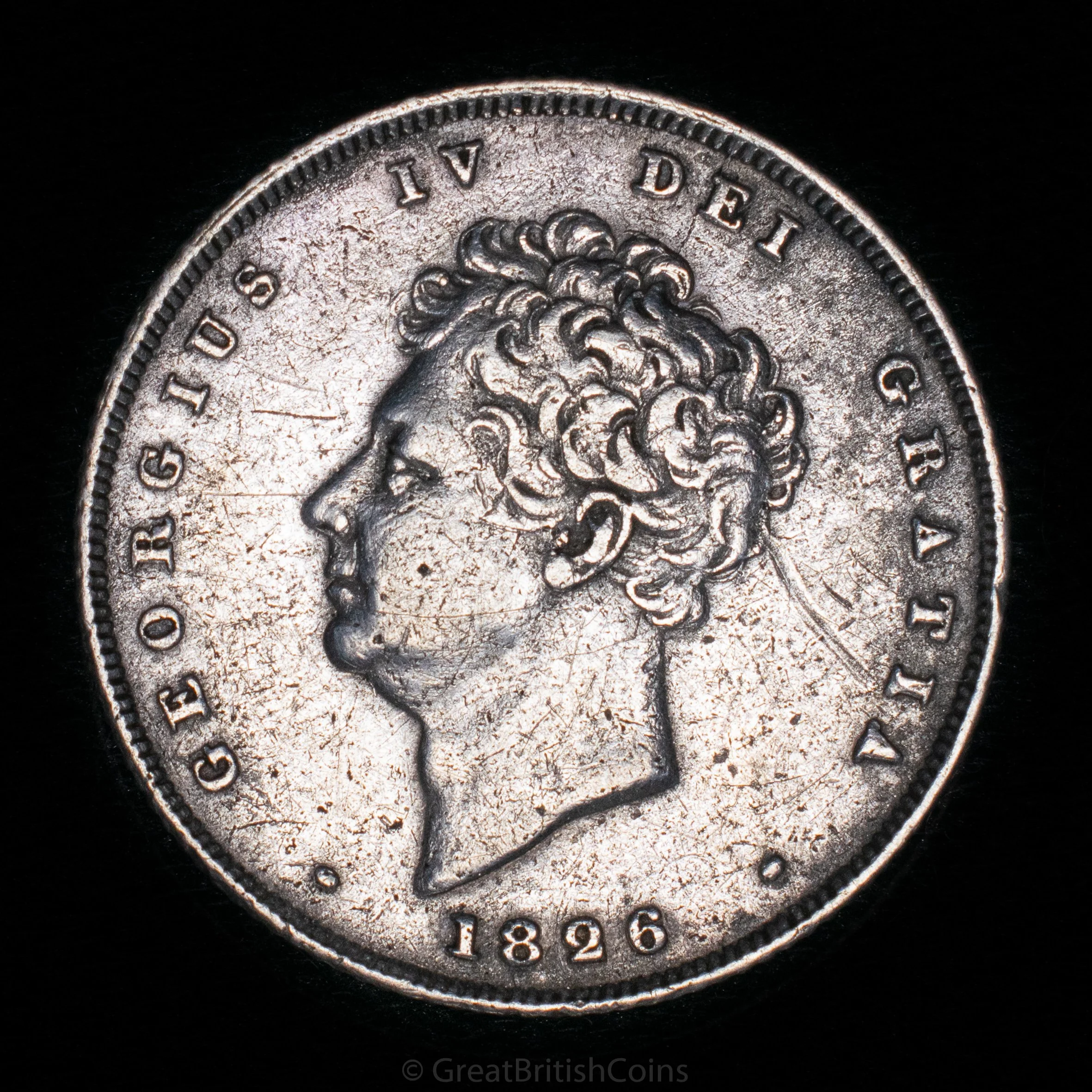 George IV 1826 Silver Shilling