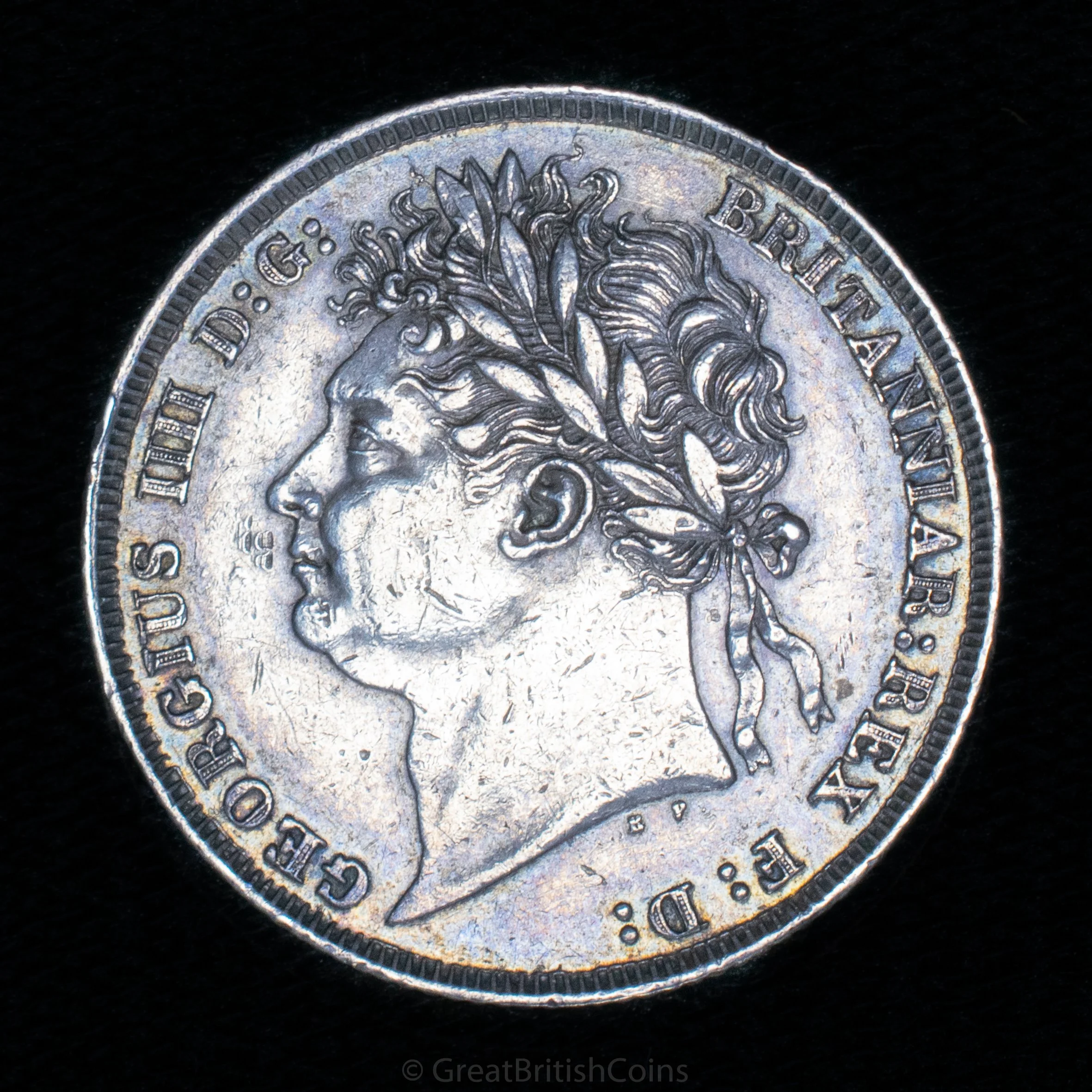 George IV 1824 Silver Shilling