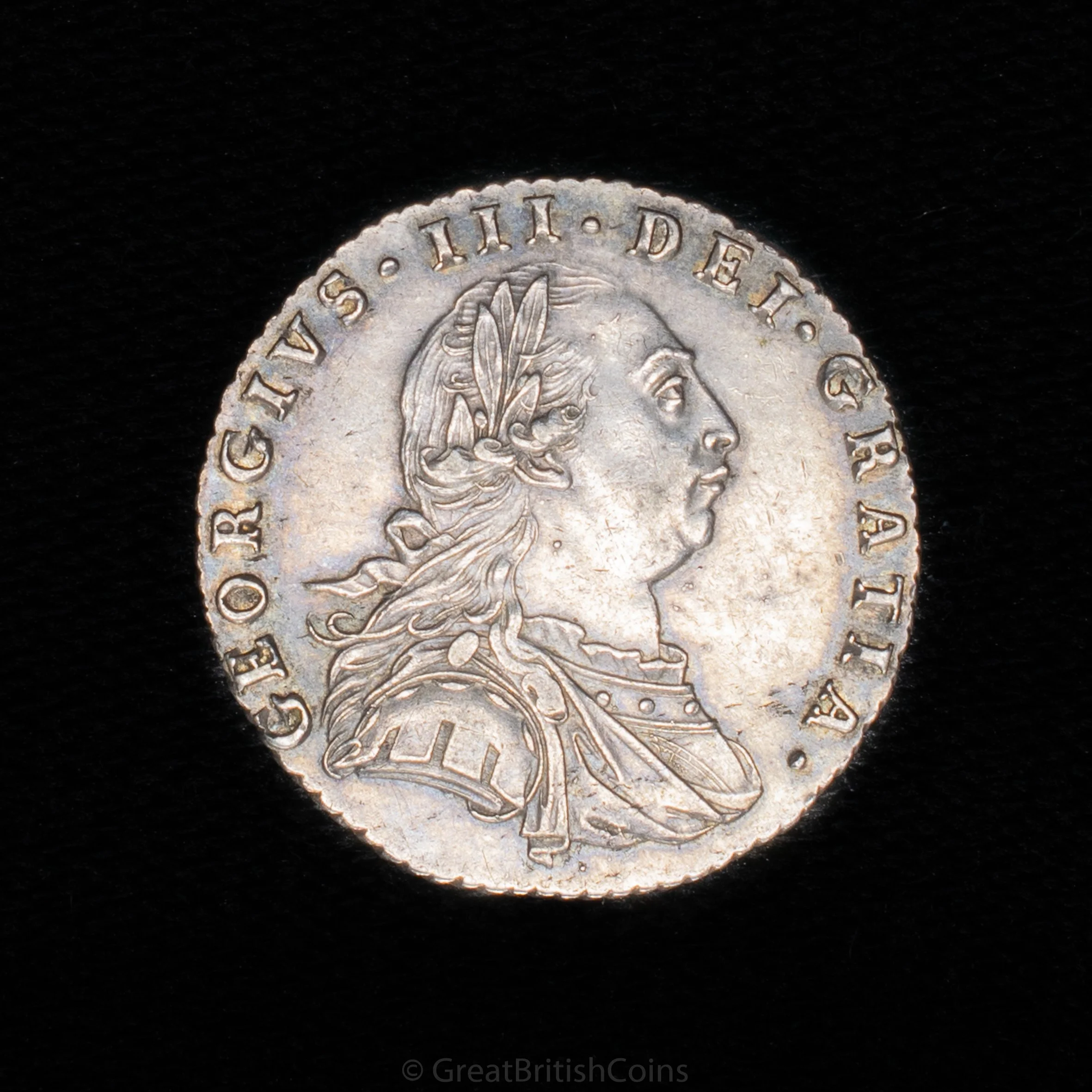 George III 1787 Silver Sixpence