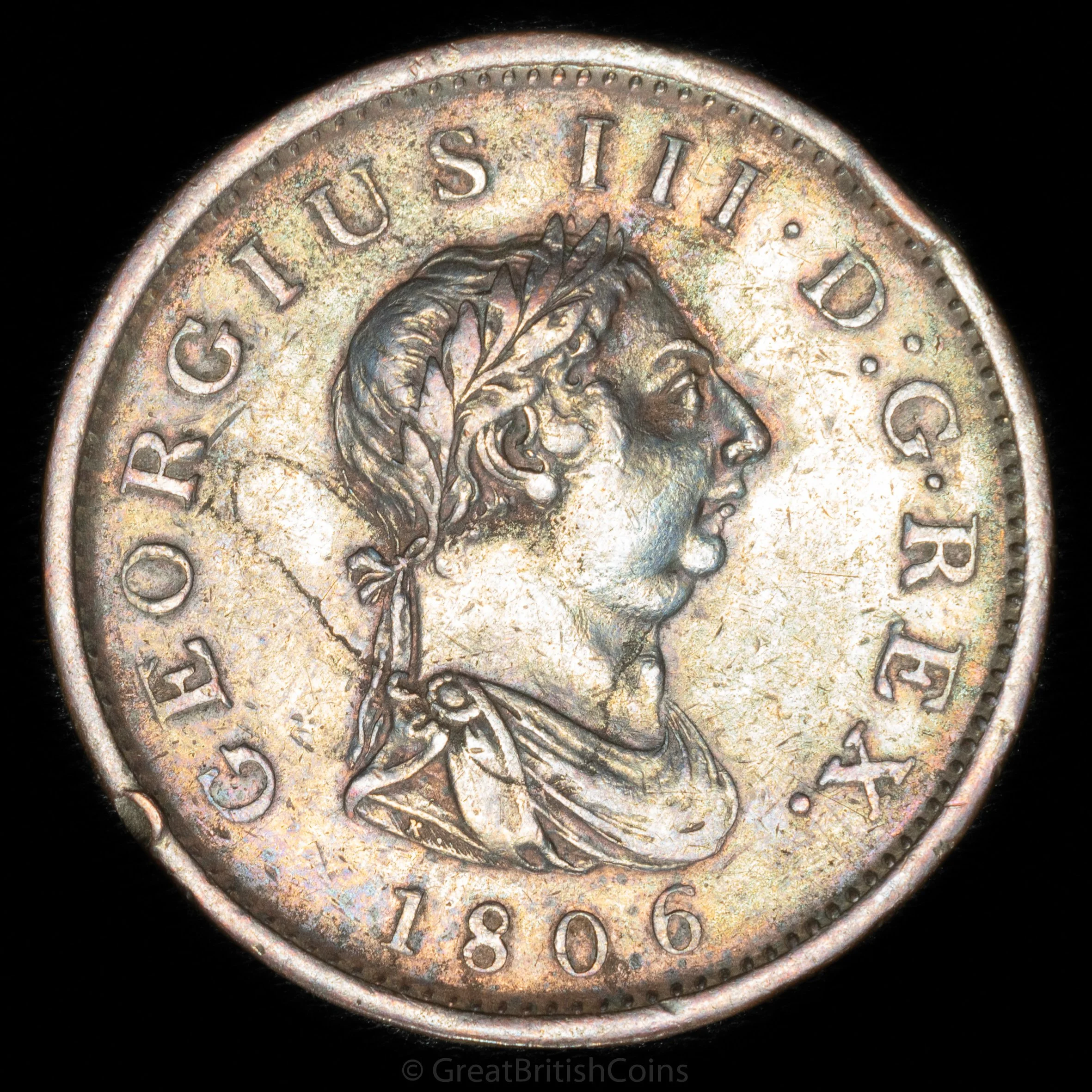 George III 1806 Copper Penny