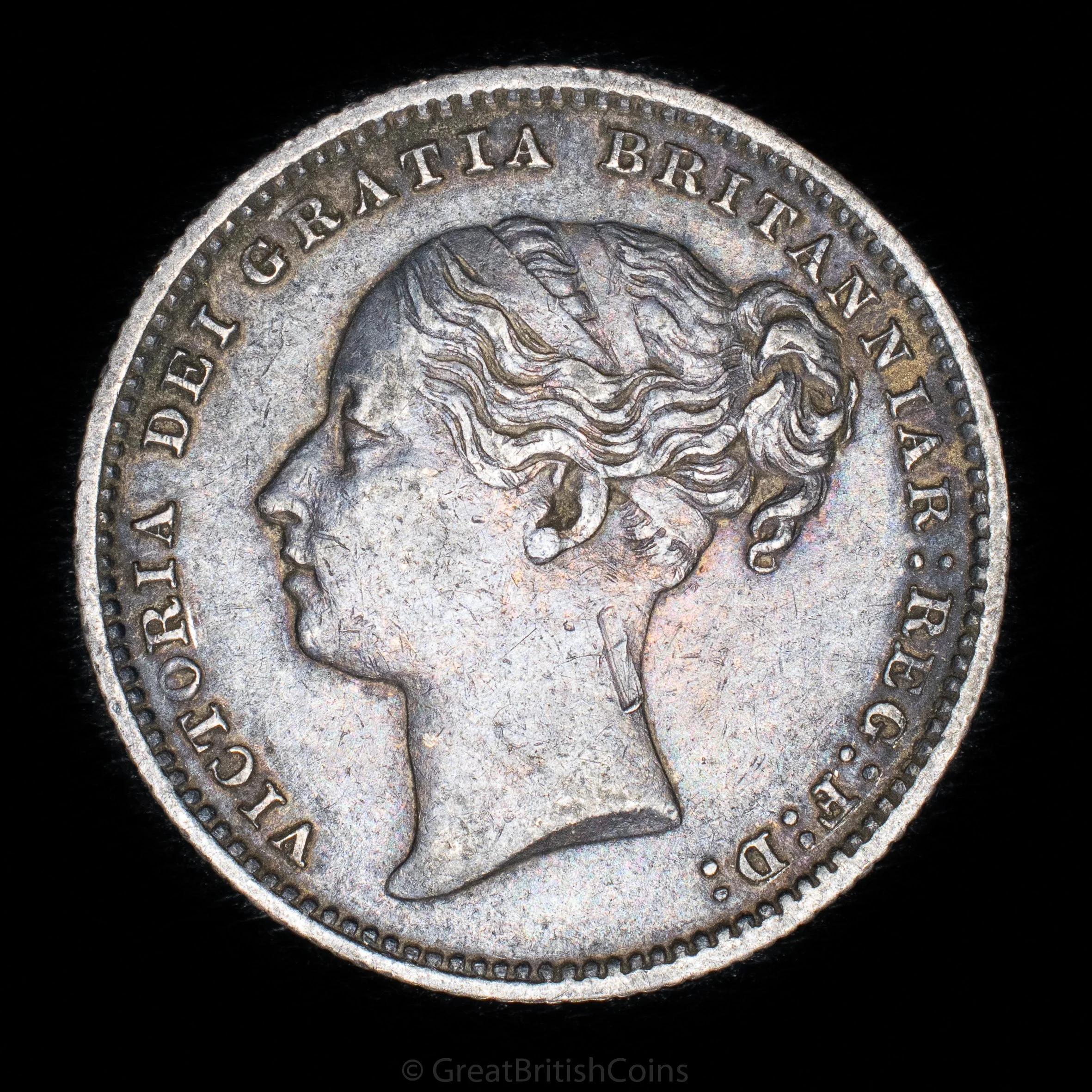 Victoria 1886 Silver Shilling