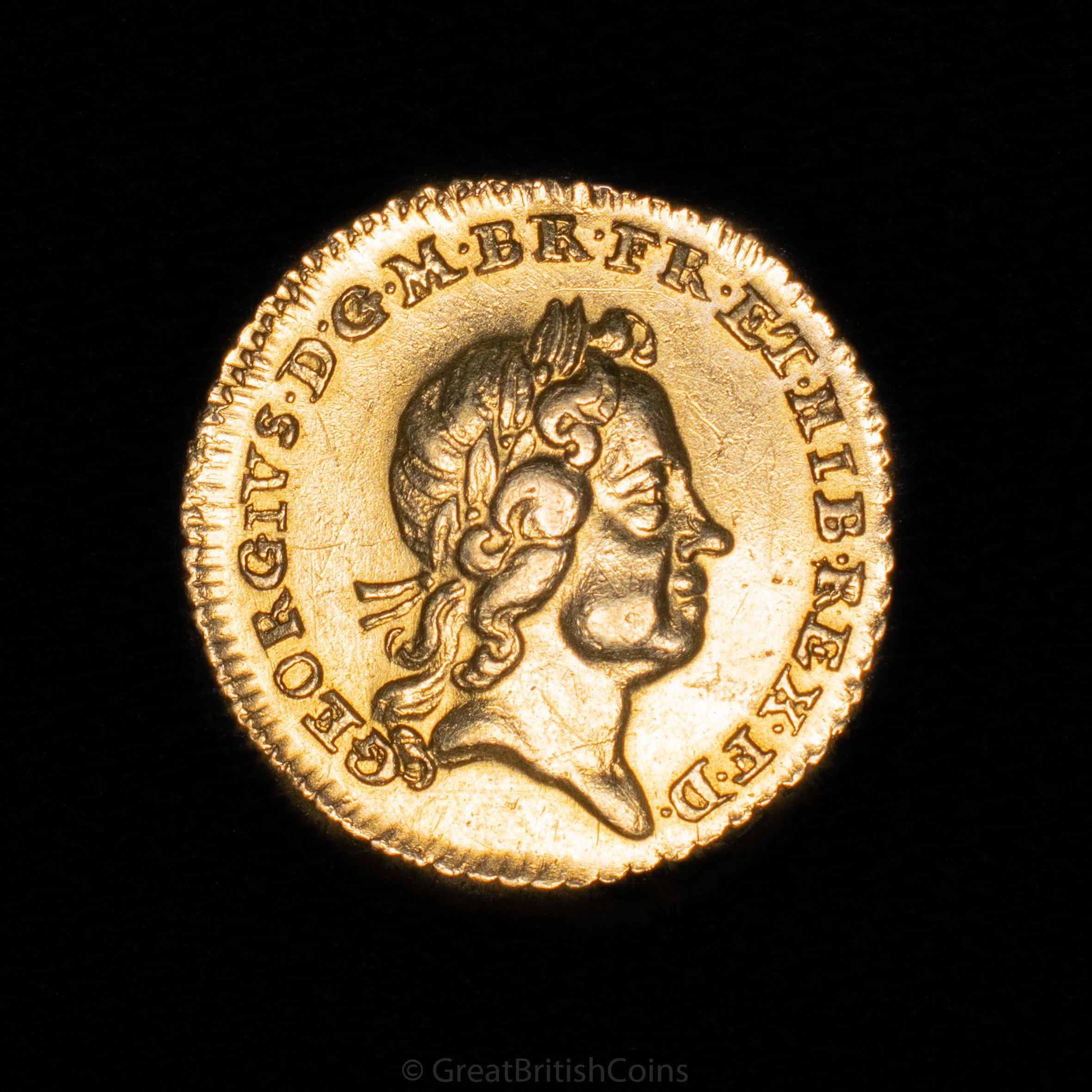 George I 1718 Gold 1/4 Guinea