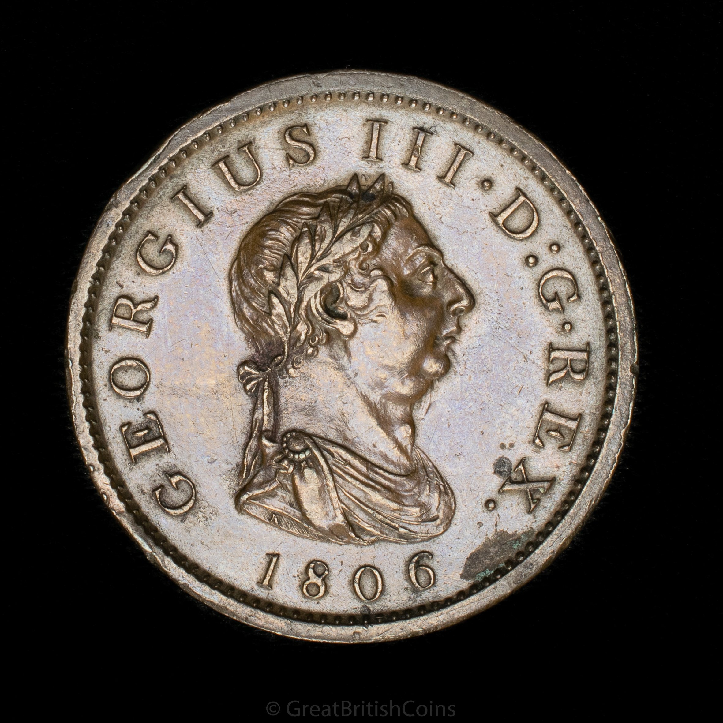 George III 1806 Copper Penny