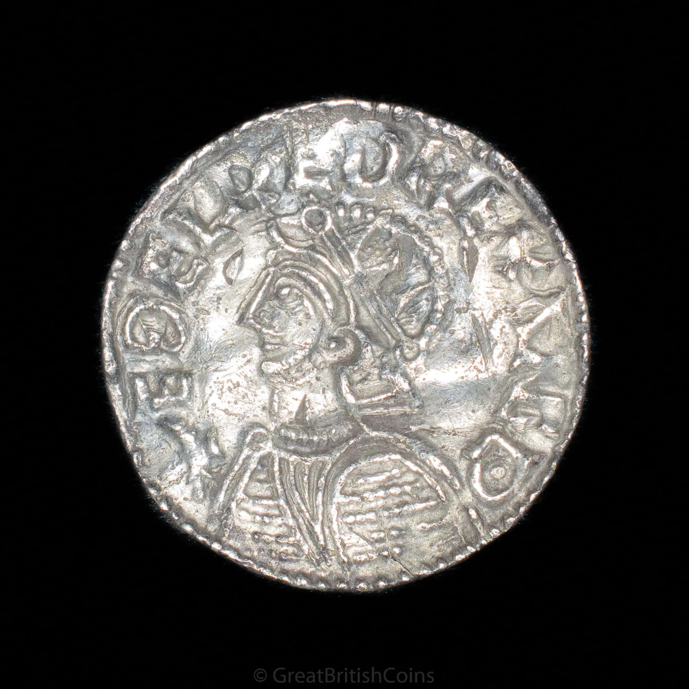 Aethelred Silver 'Helmet Type' Penny (London)