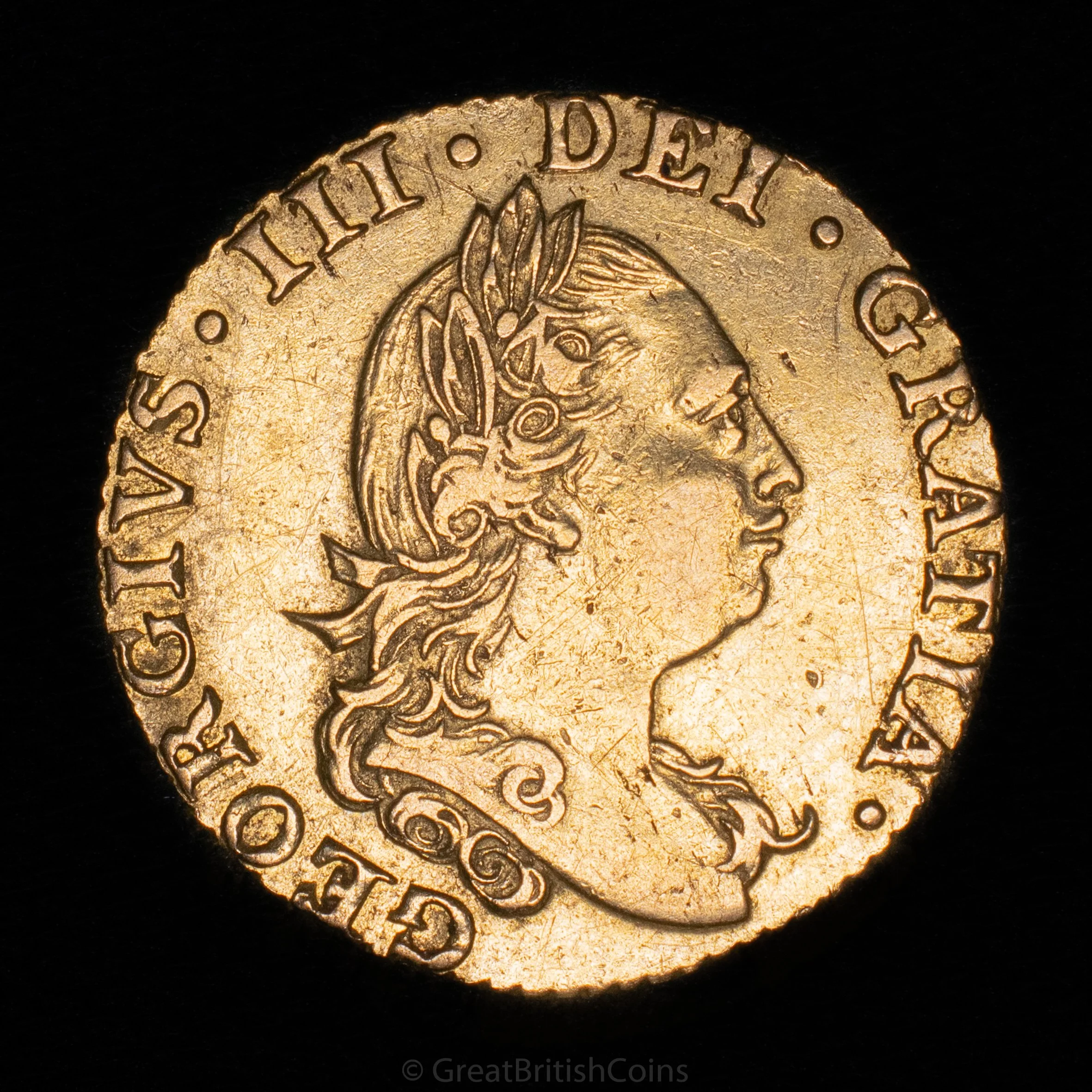 George III 1785 Gold Half Guinea