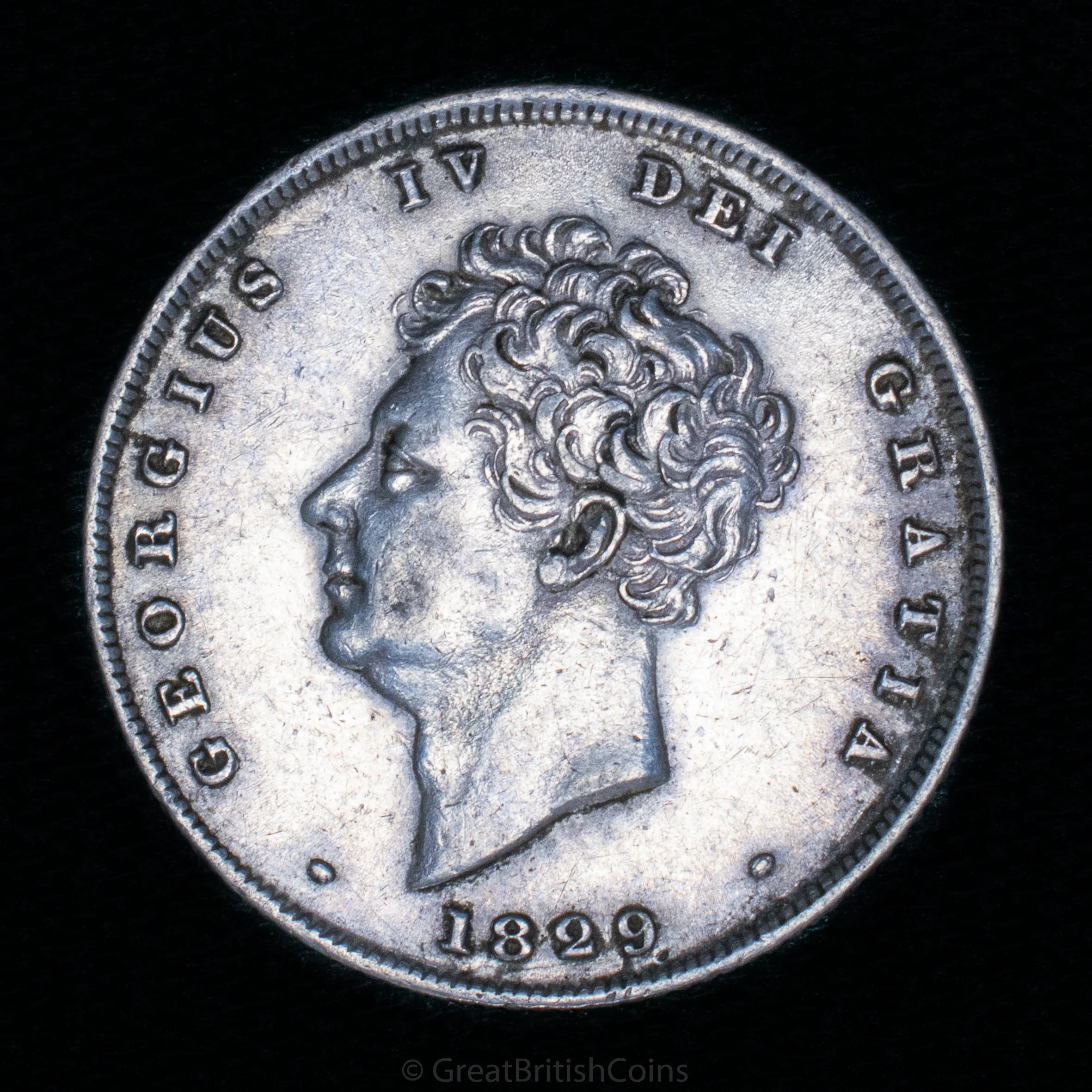 George IV 1829 Silver Shilling