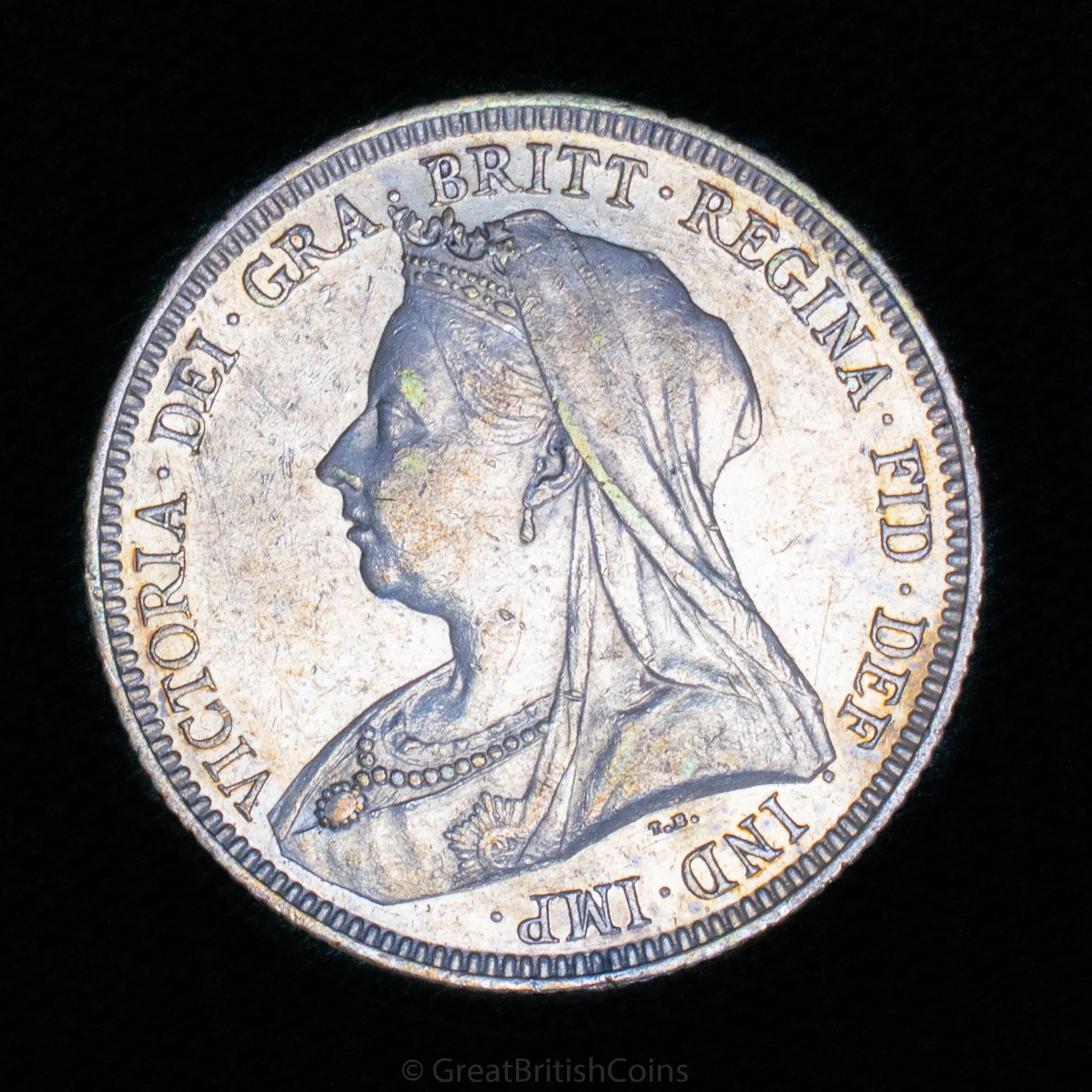 Victoria 1893 Silver Shilling