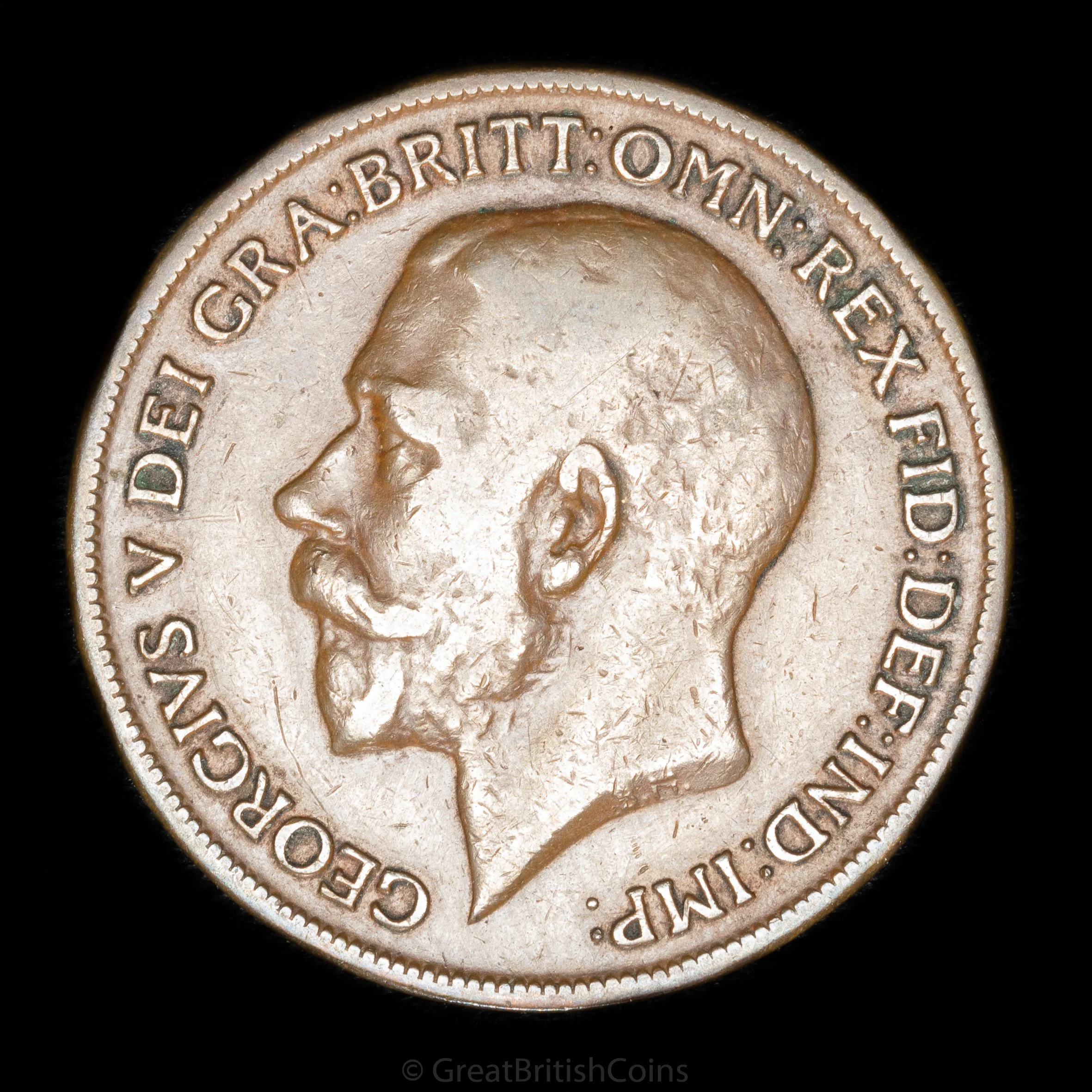 George V 1918 Kings Norton 'KN' Bronze Penny