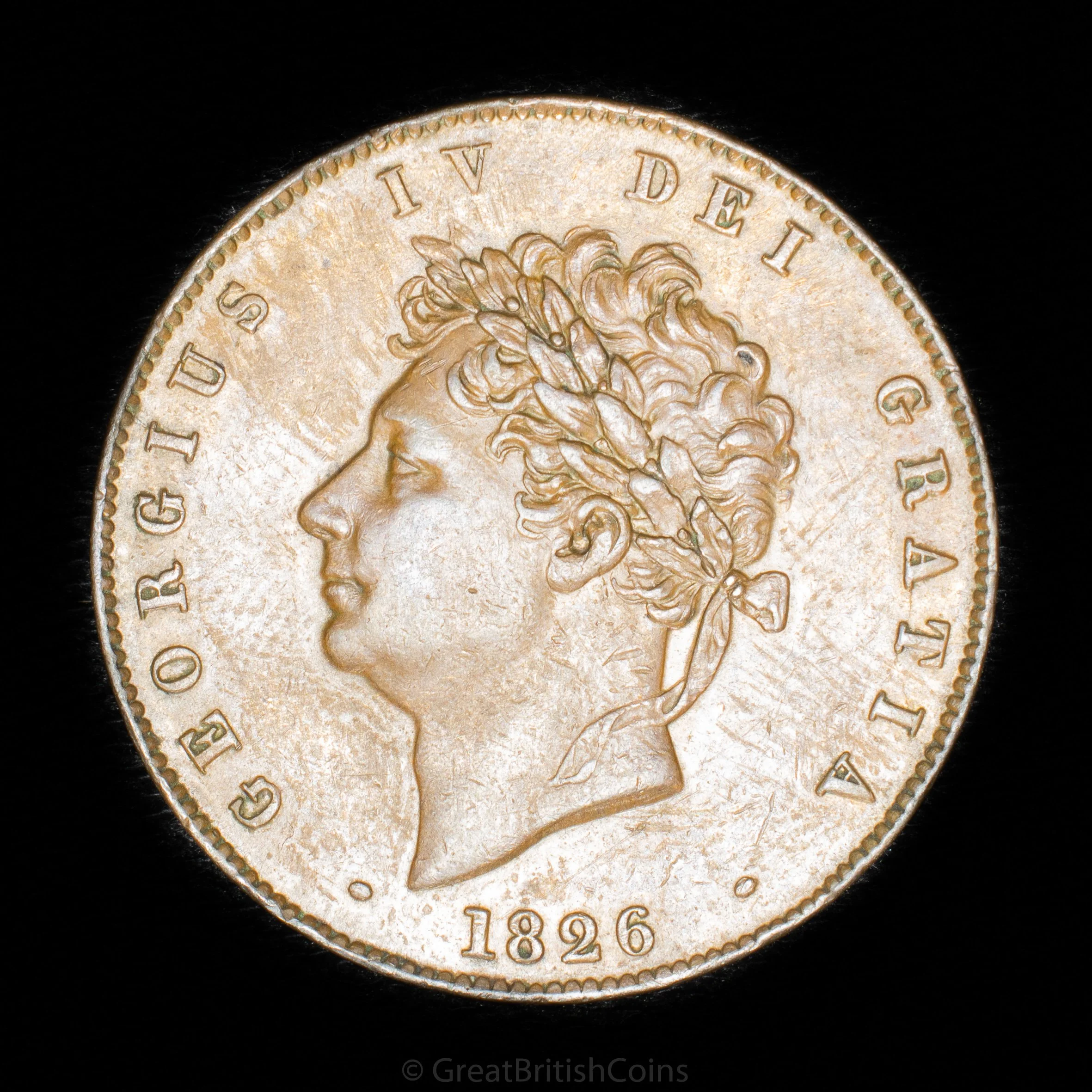 George IV 1826 Copper Halfpenny