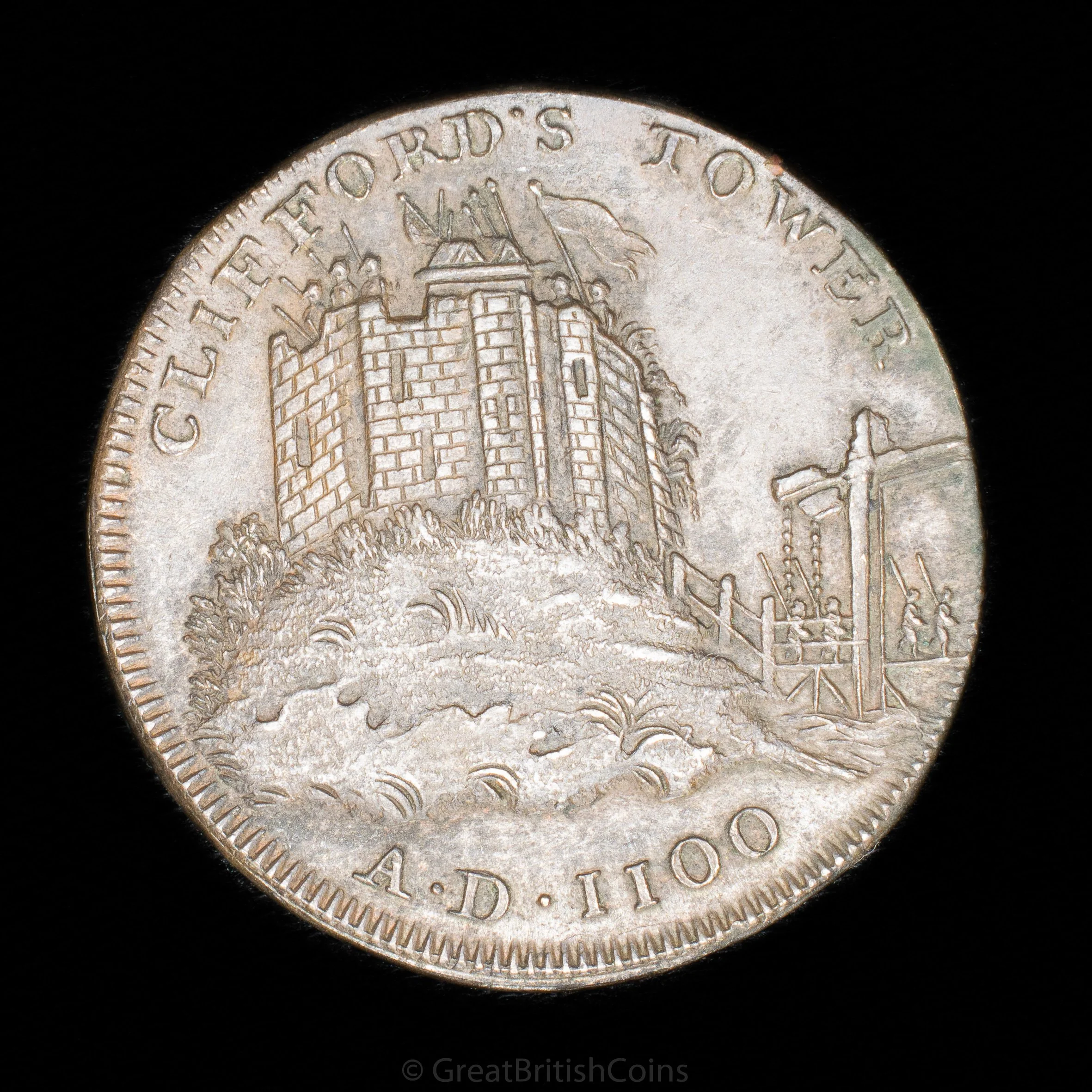 York Yorkshire 1795 Copper Condor Halfpenny Token