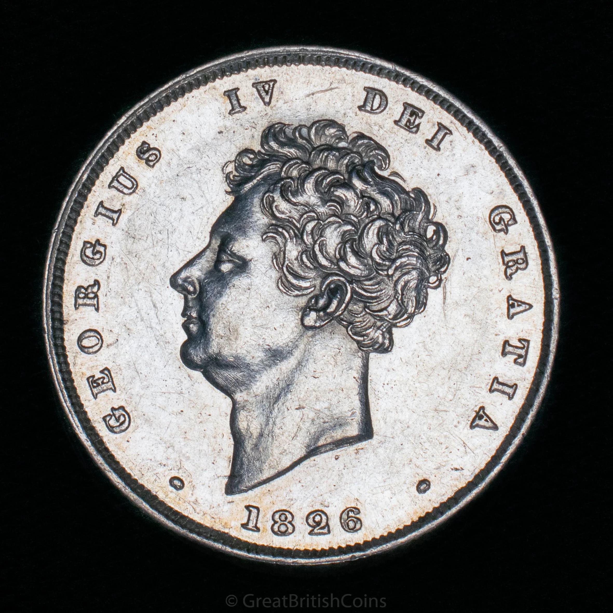 George IV 1826 Silver Shilling