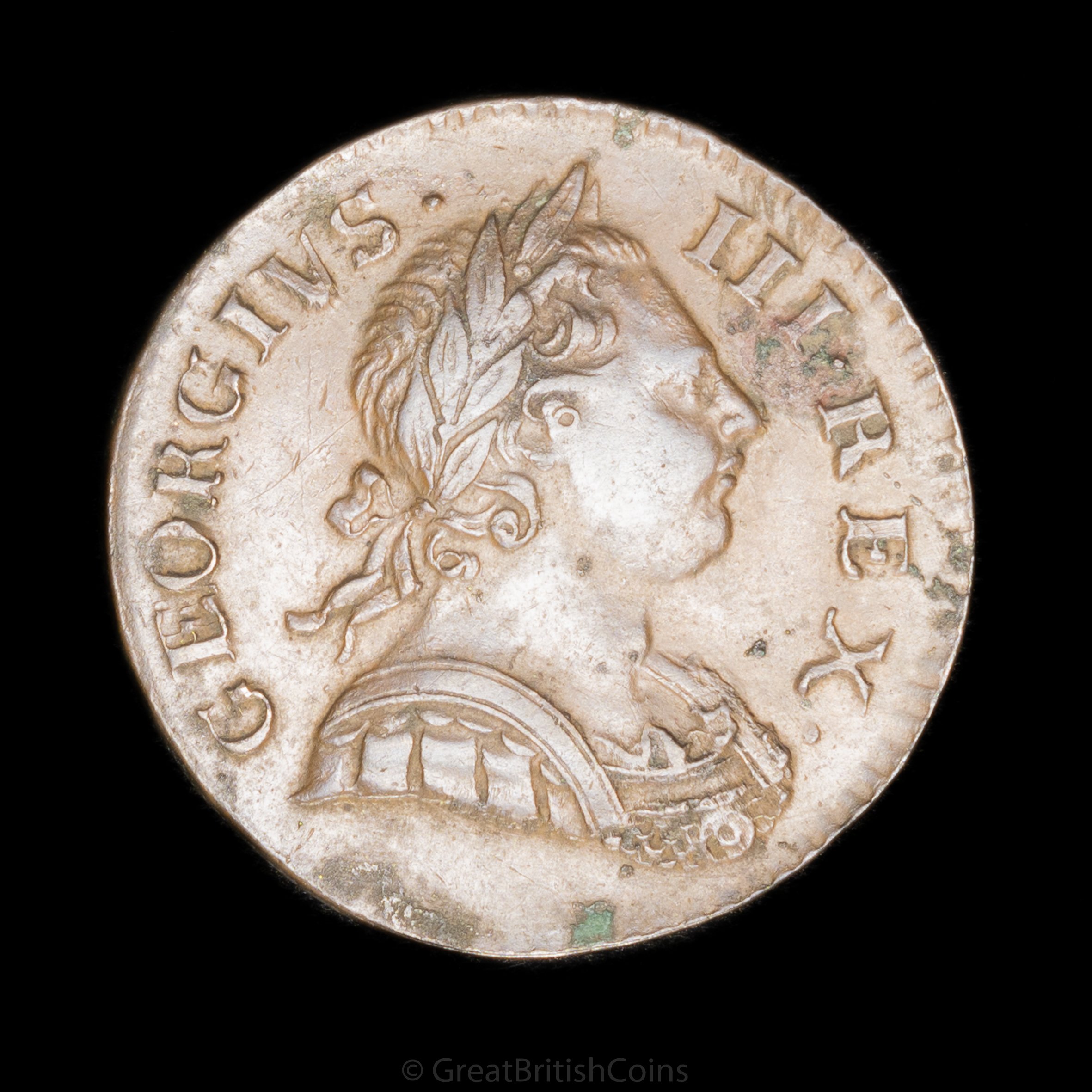 George III 1771 Copper Halfpenny