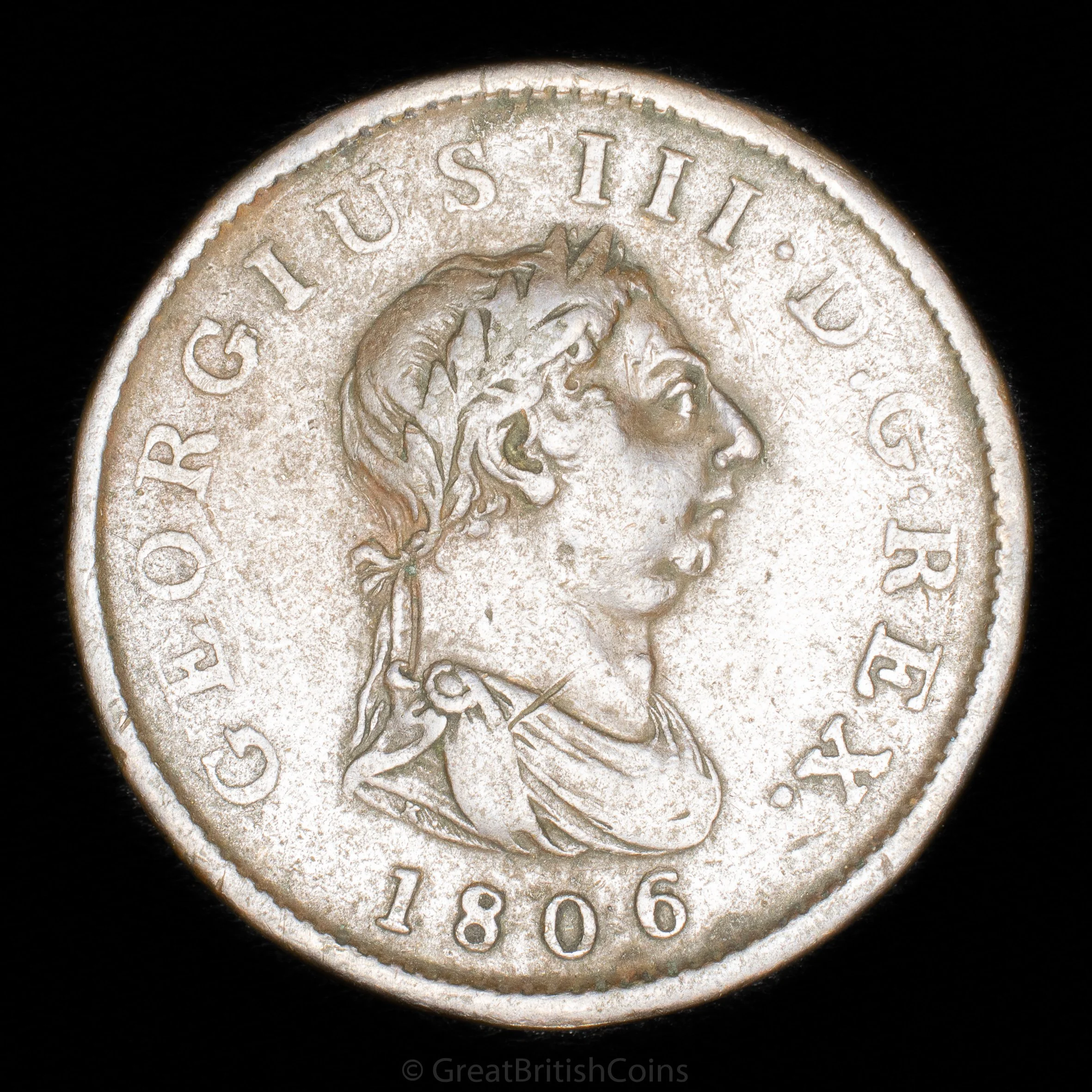 George III 1806 Copper Penny