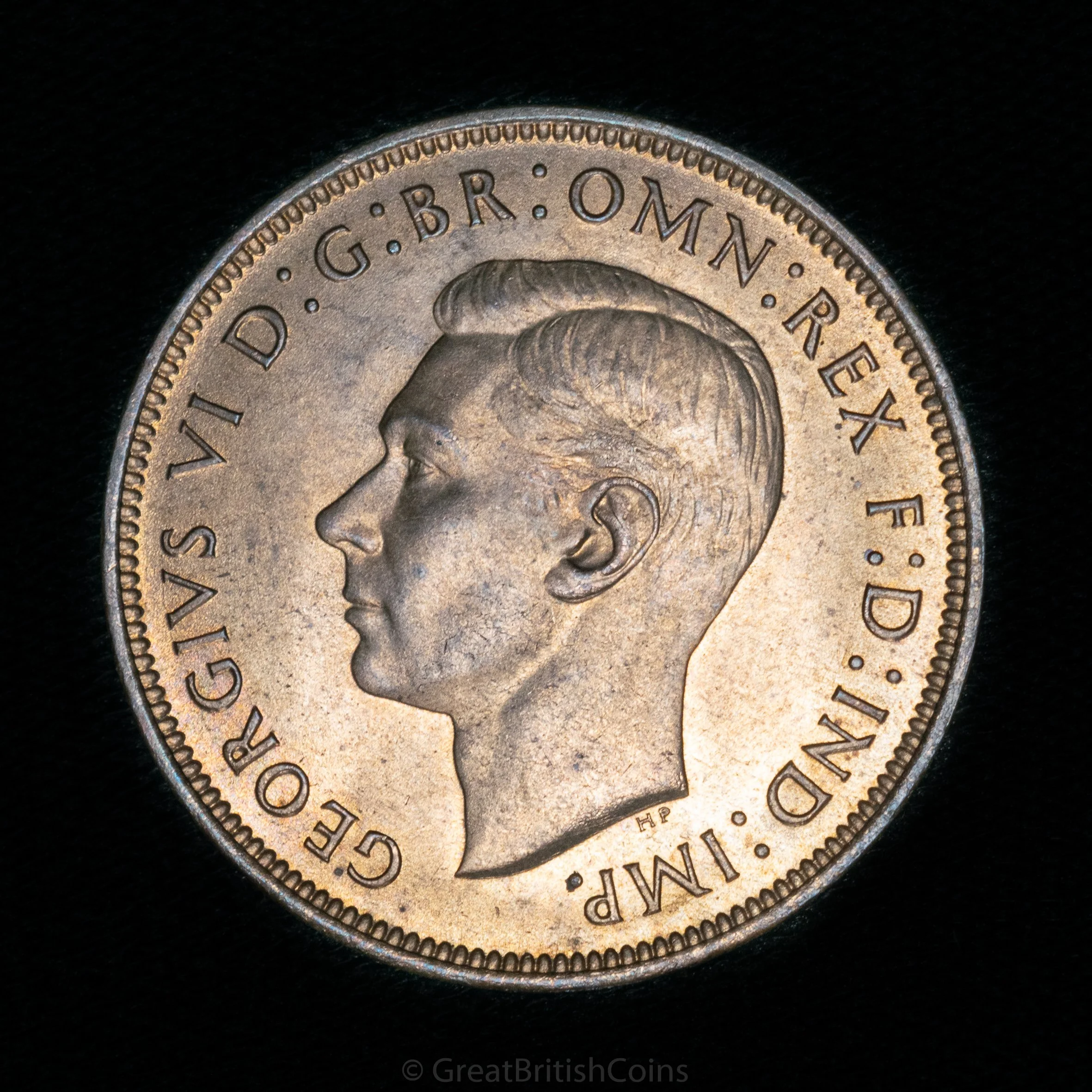 George VI 1947 Bronze Penny