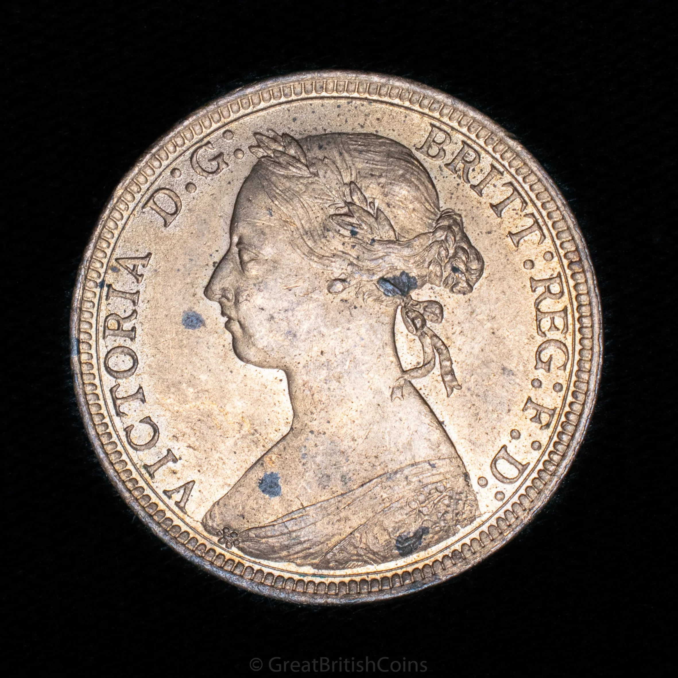 Victoria 1891 Bronze Halfpenny