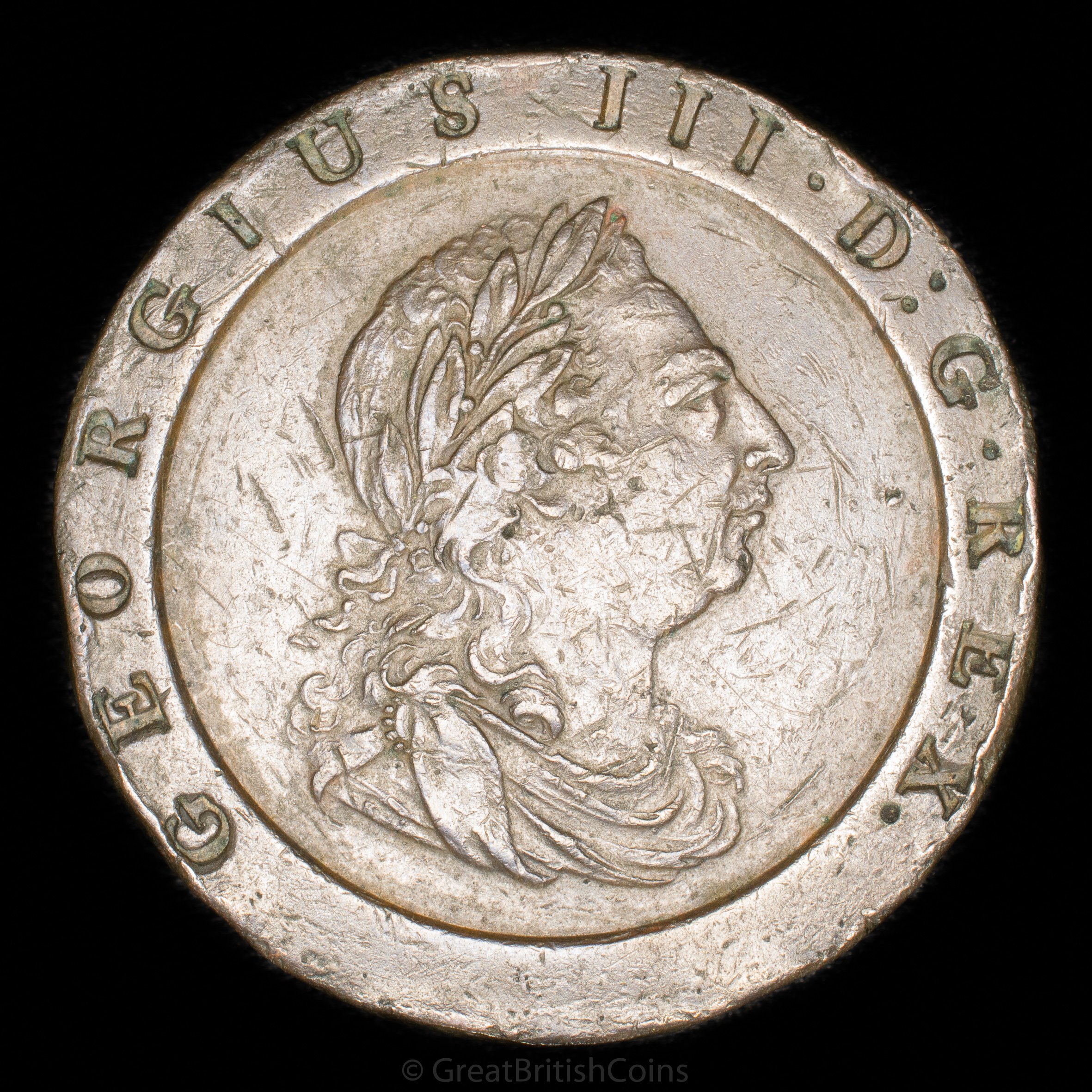 George III 1797 Copper 'Cartwheel' Twopence