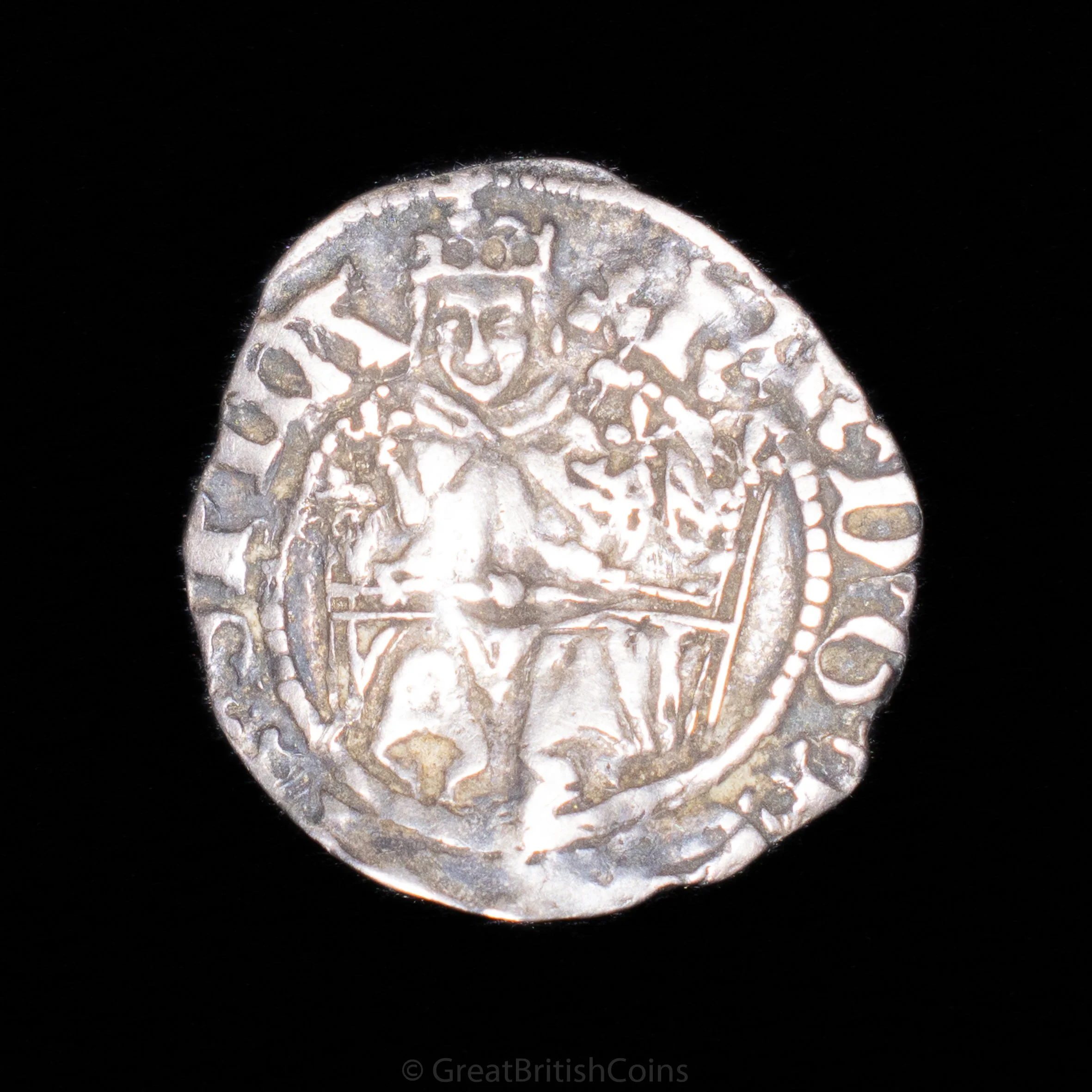 Henry VIII Silver 'Sovereign' Penny (Durham)