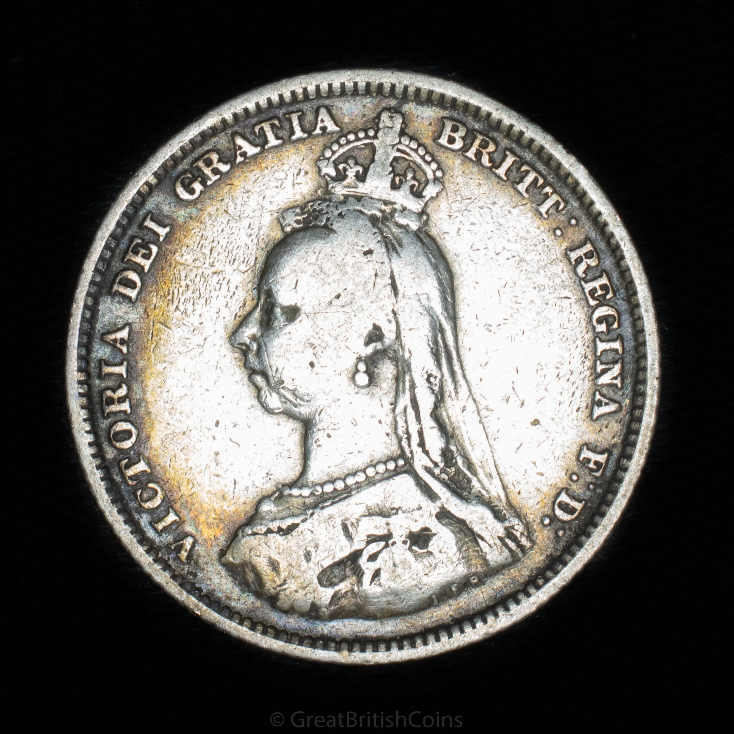 Victoria 1887 Silver Shilling