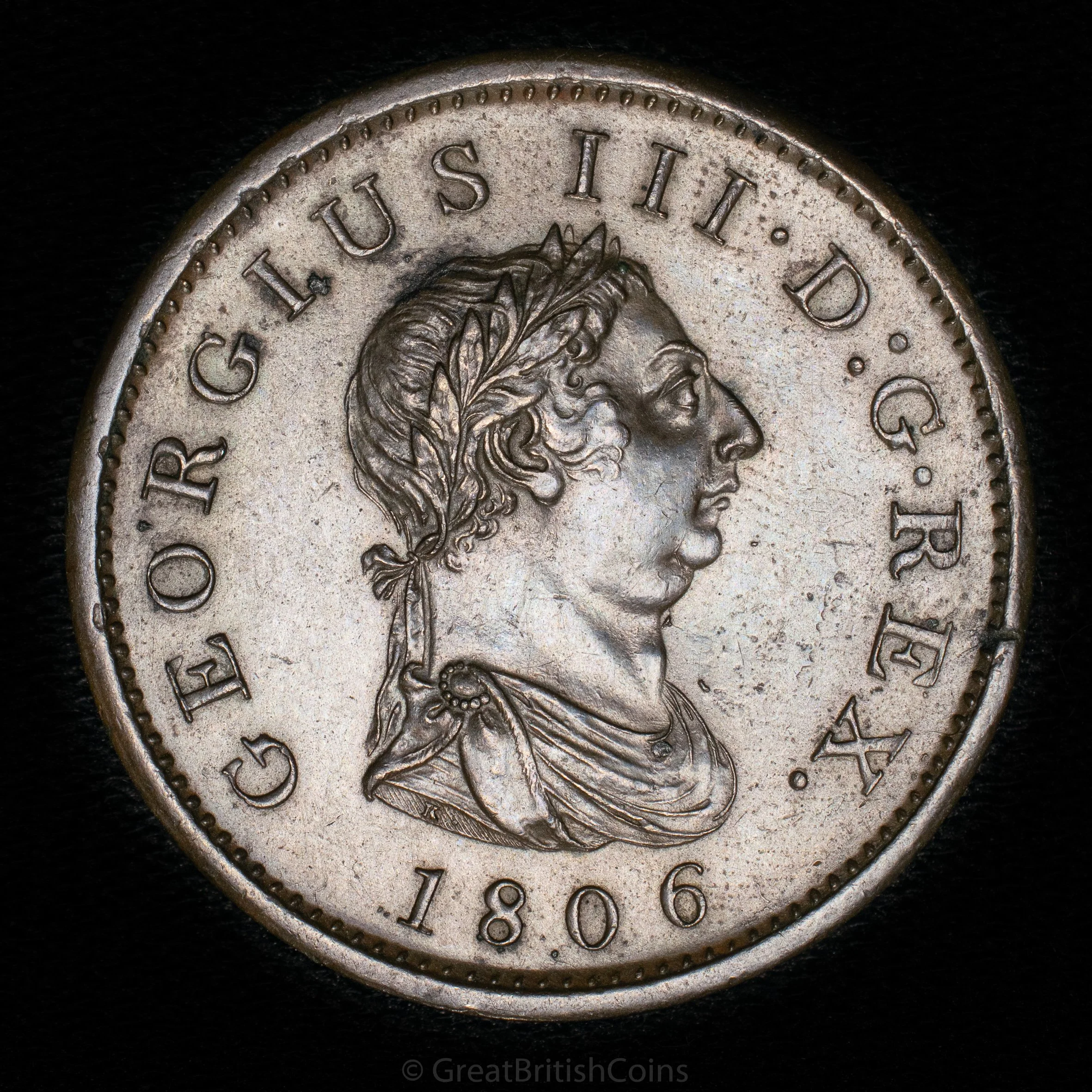 George III 1806 Copper Penny