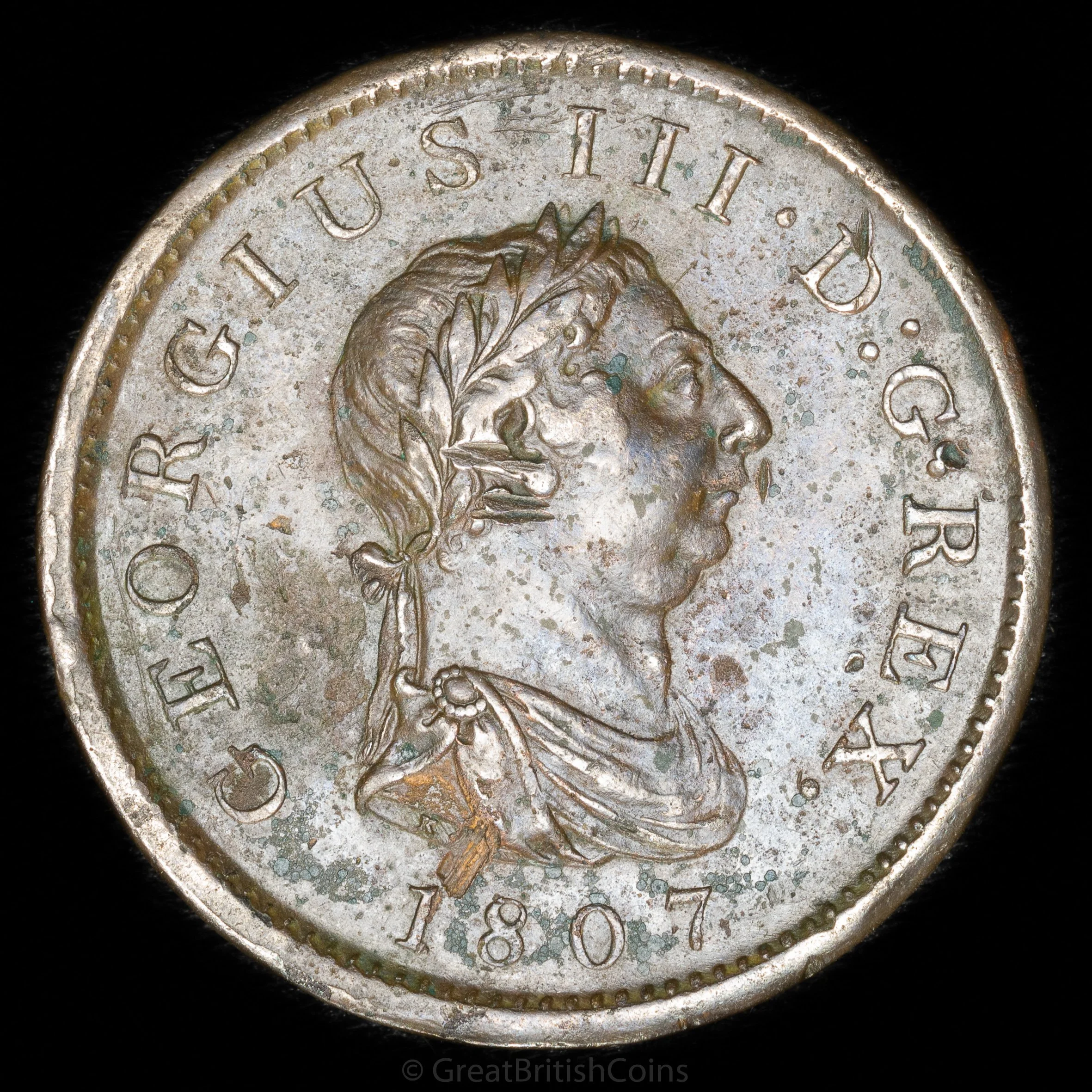 George III 1807 Copper Penny