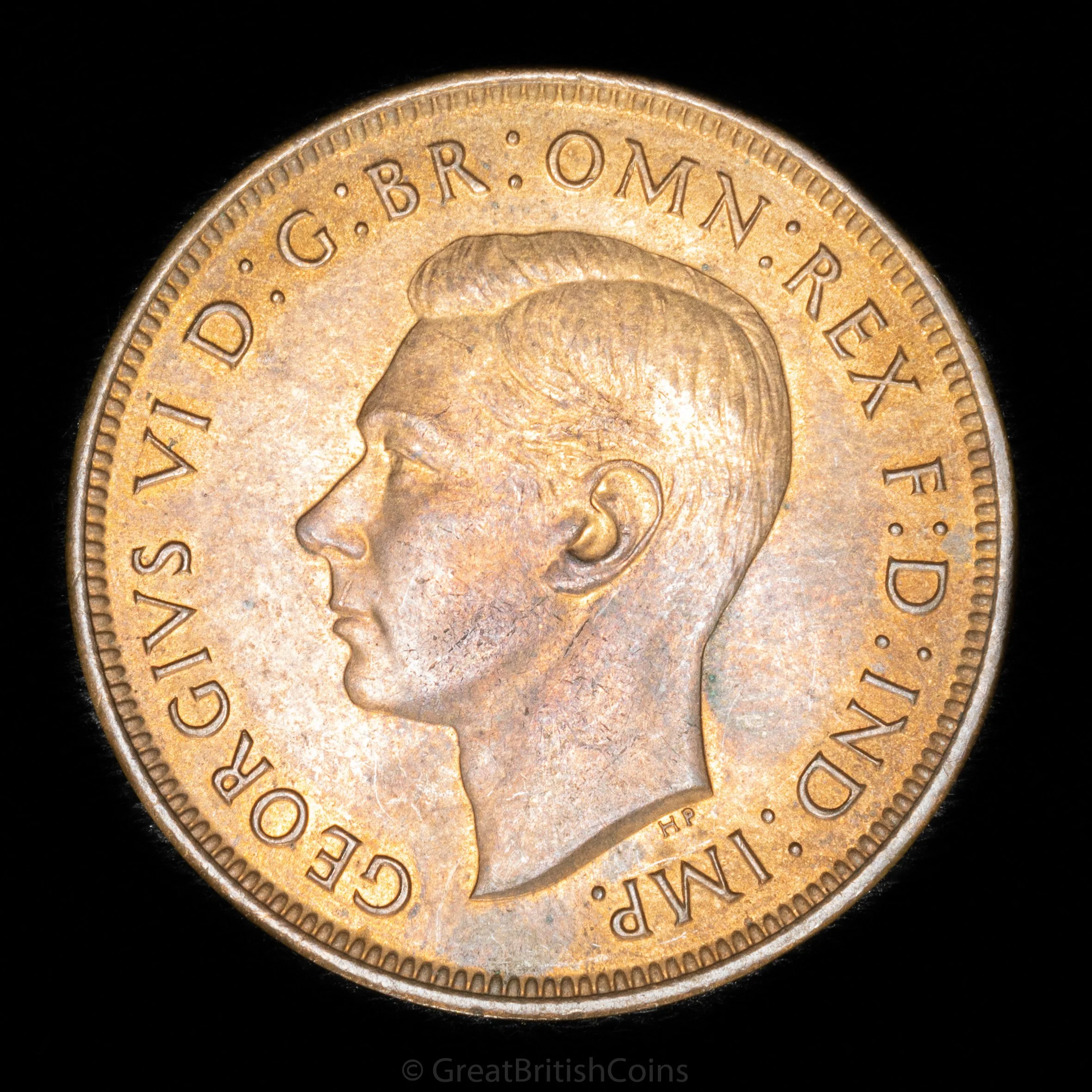 George VI 1937 Bronze Penny