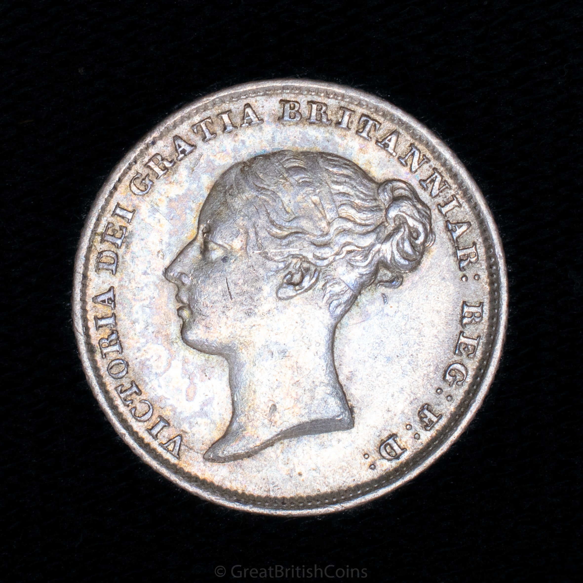 Victoria 1839 Silver Sixpence